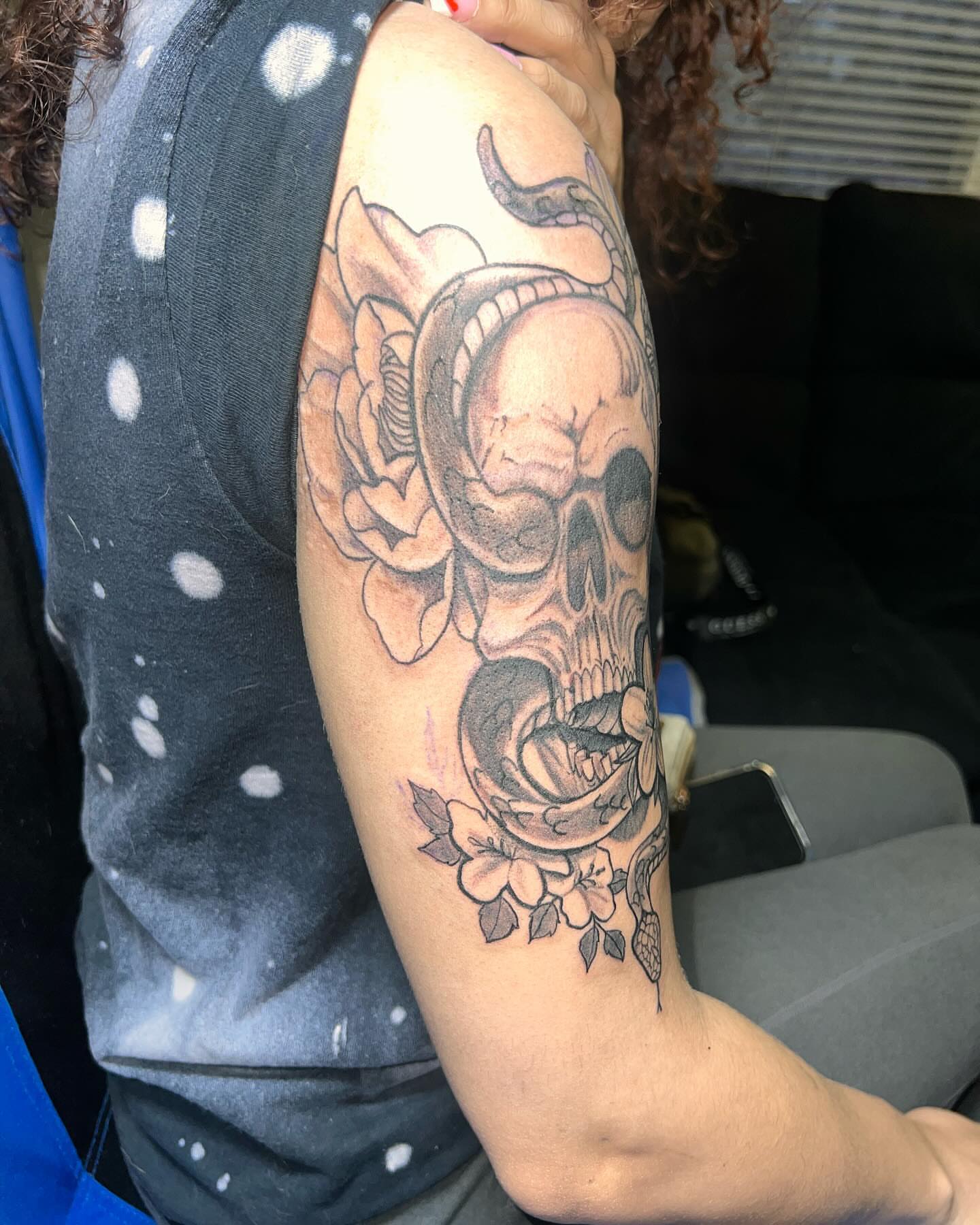 Tattoo by @ace2135 — black_and_grey