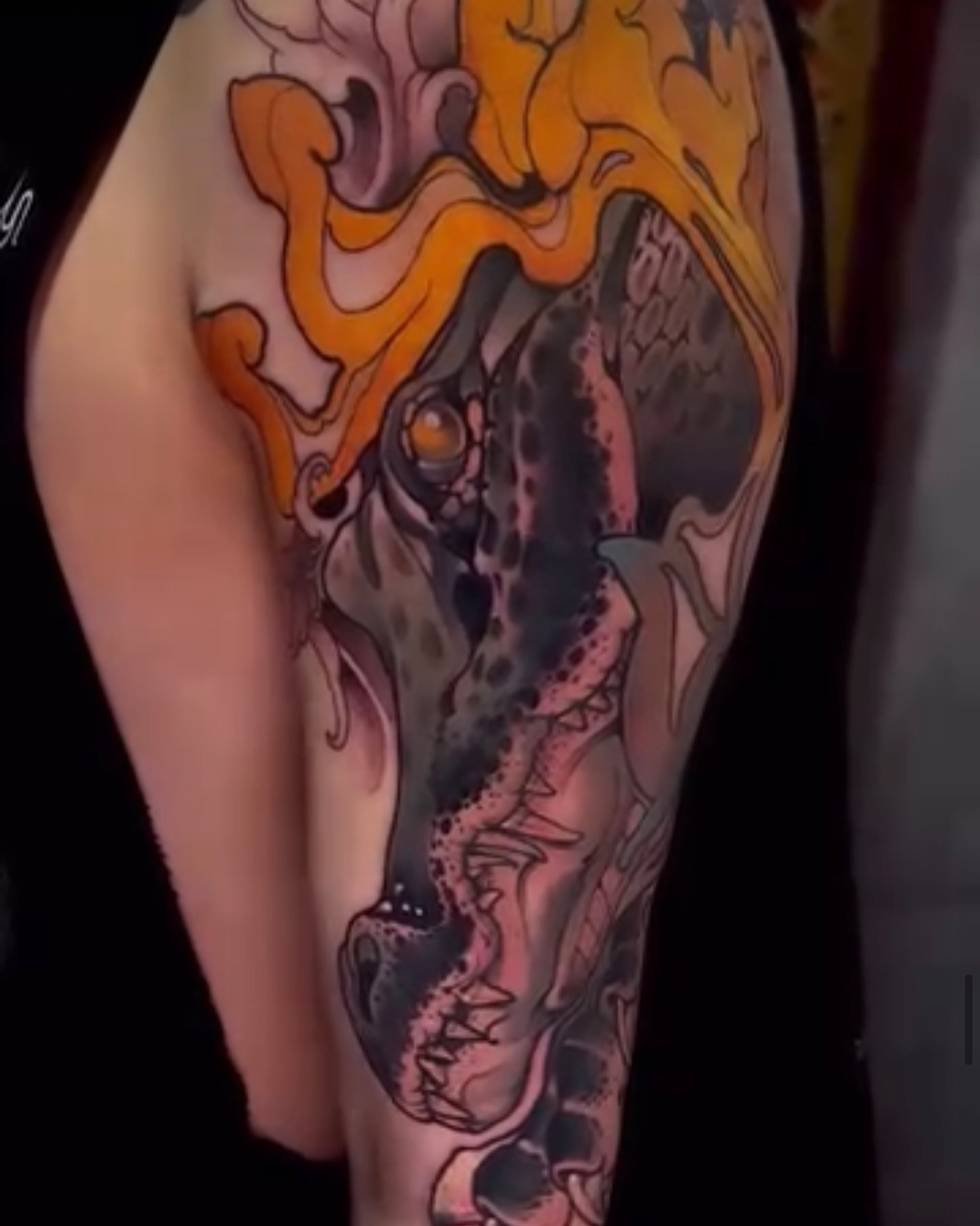 Tattoo by @ulyss_blair — new_school, surrealism