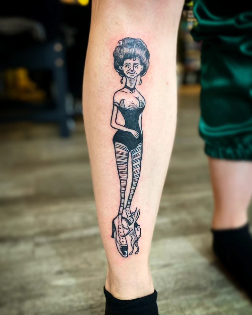 Tattoo by @peraltatattoos — black_and_grey