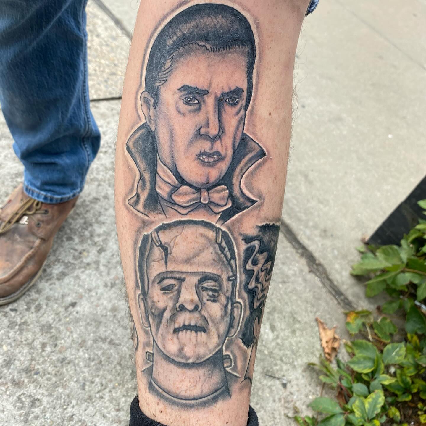 Tattoo by @crazysteviewells — black_and_grey, realism