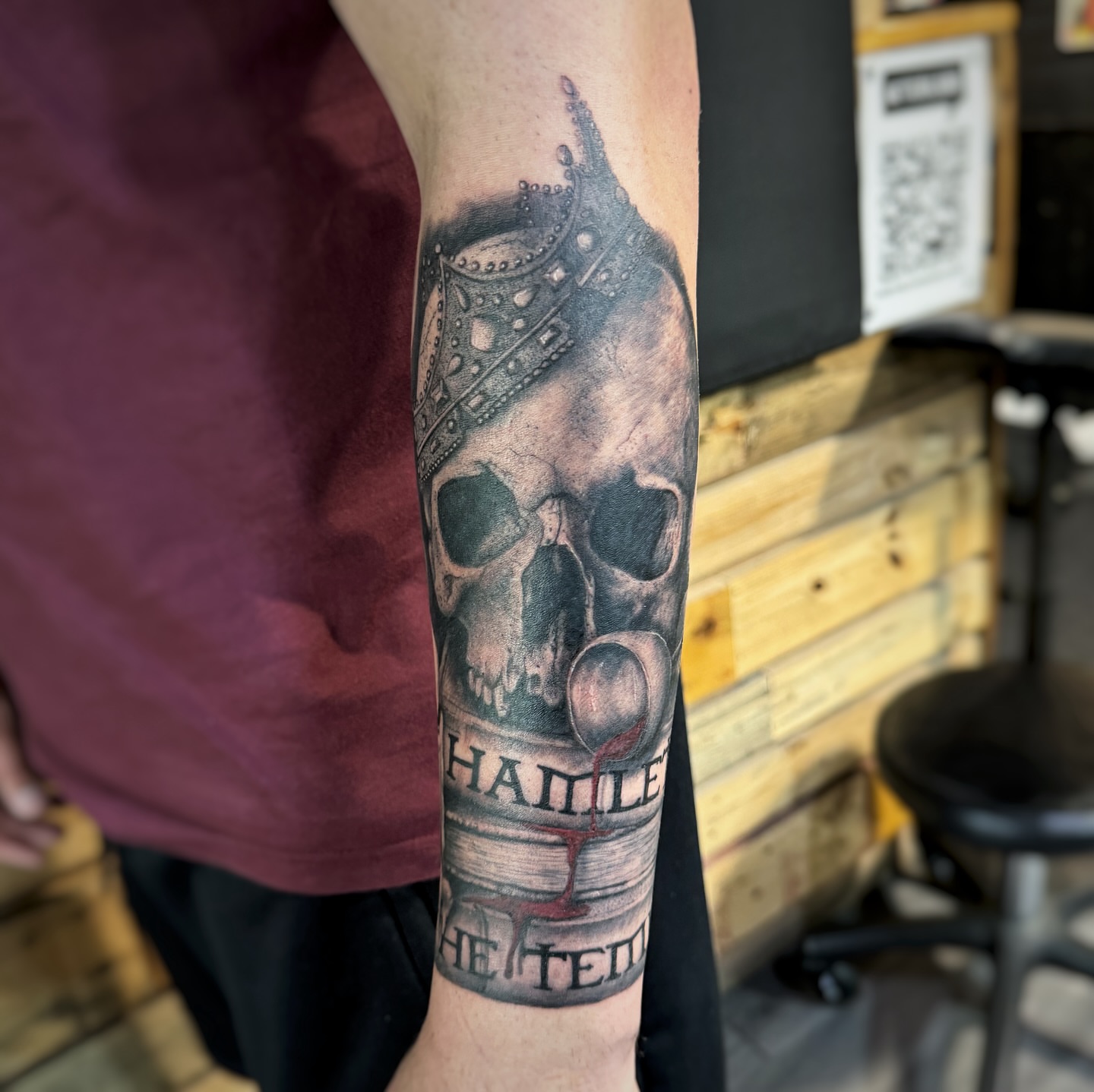 Tattoo by @emmarainetattoo — realism, dark_realism