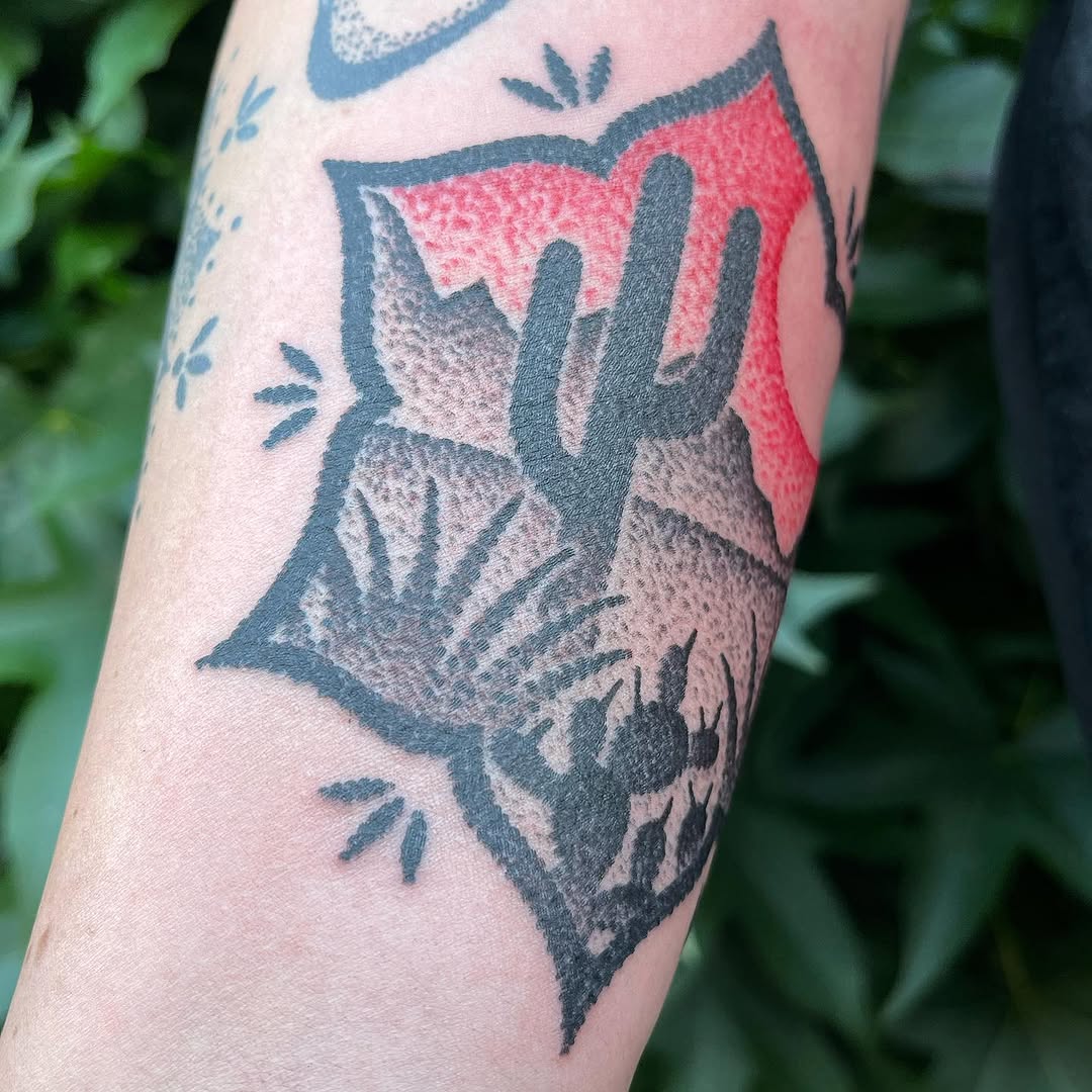 Tattoo by @f_u_z_z_z_z_ — black_and_grey, dotwork