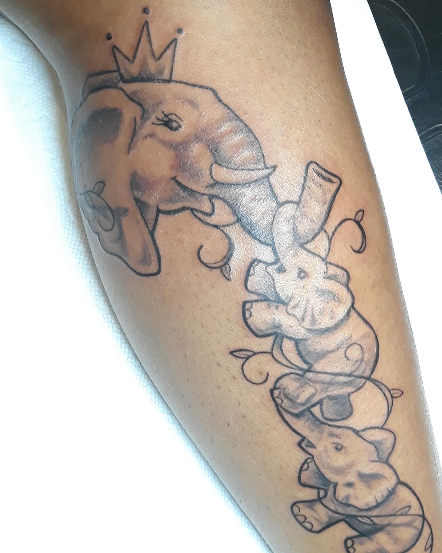 Tattoo by @ace2135 — black_and_grey