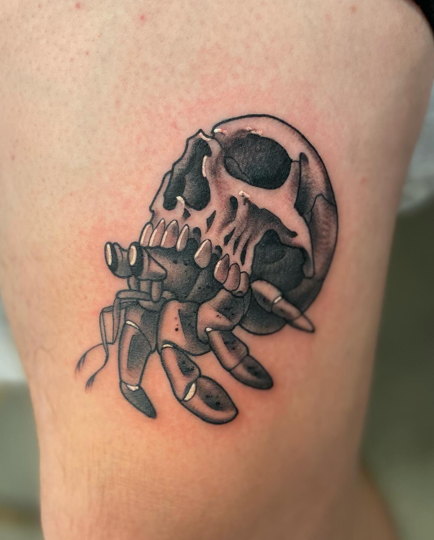 Tattoo by @emalderkstattoos β black_and_grey