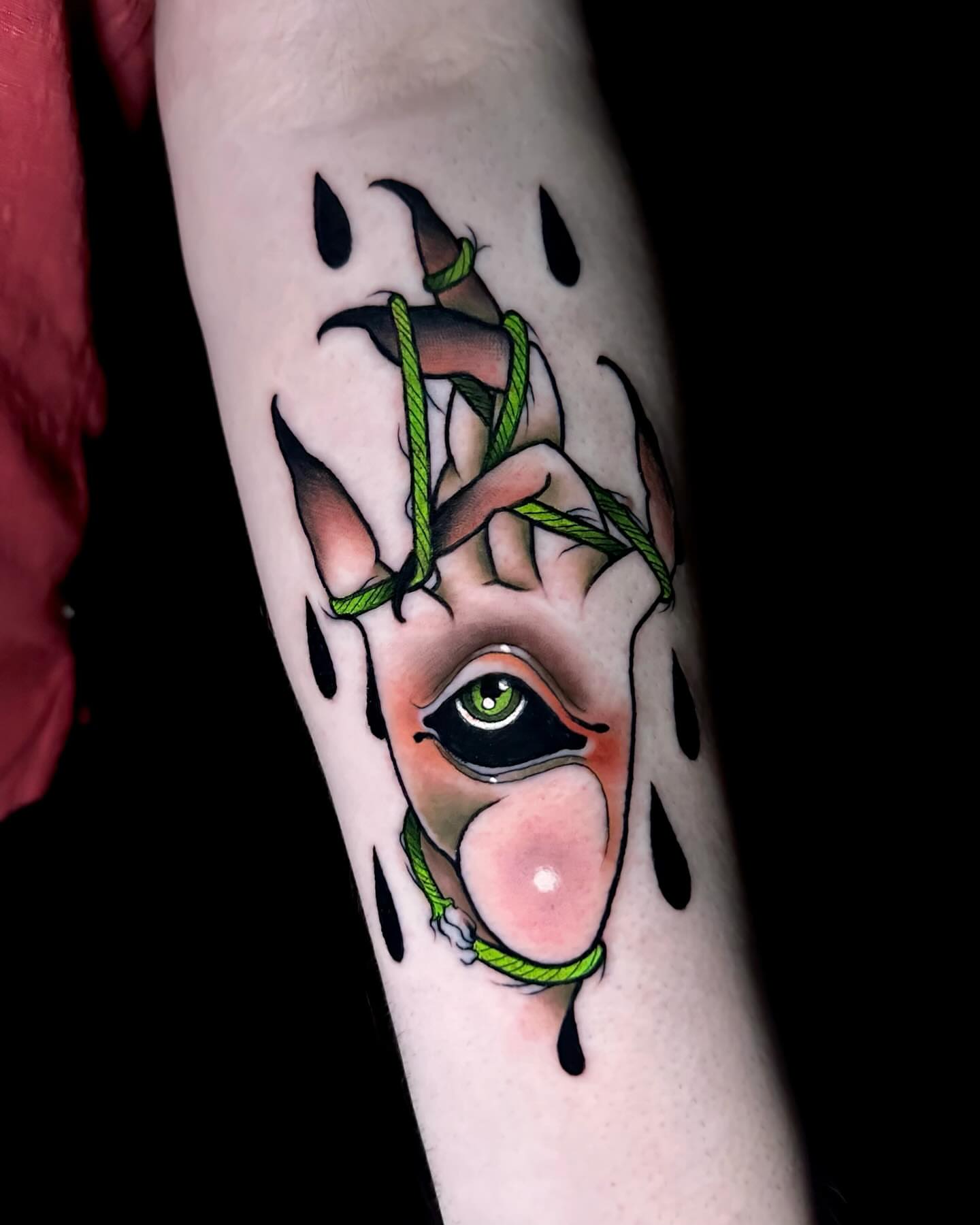 Tattoo by @copperbunnyink — realism, dark_realism
