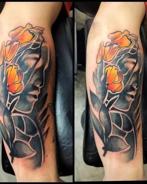 Tattoo by @sheffieldink — black_and_grey