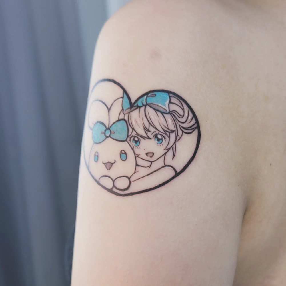 Tattoo by @yun.maeng_ttt — anime