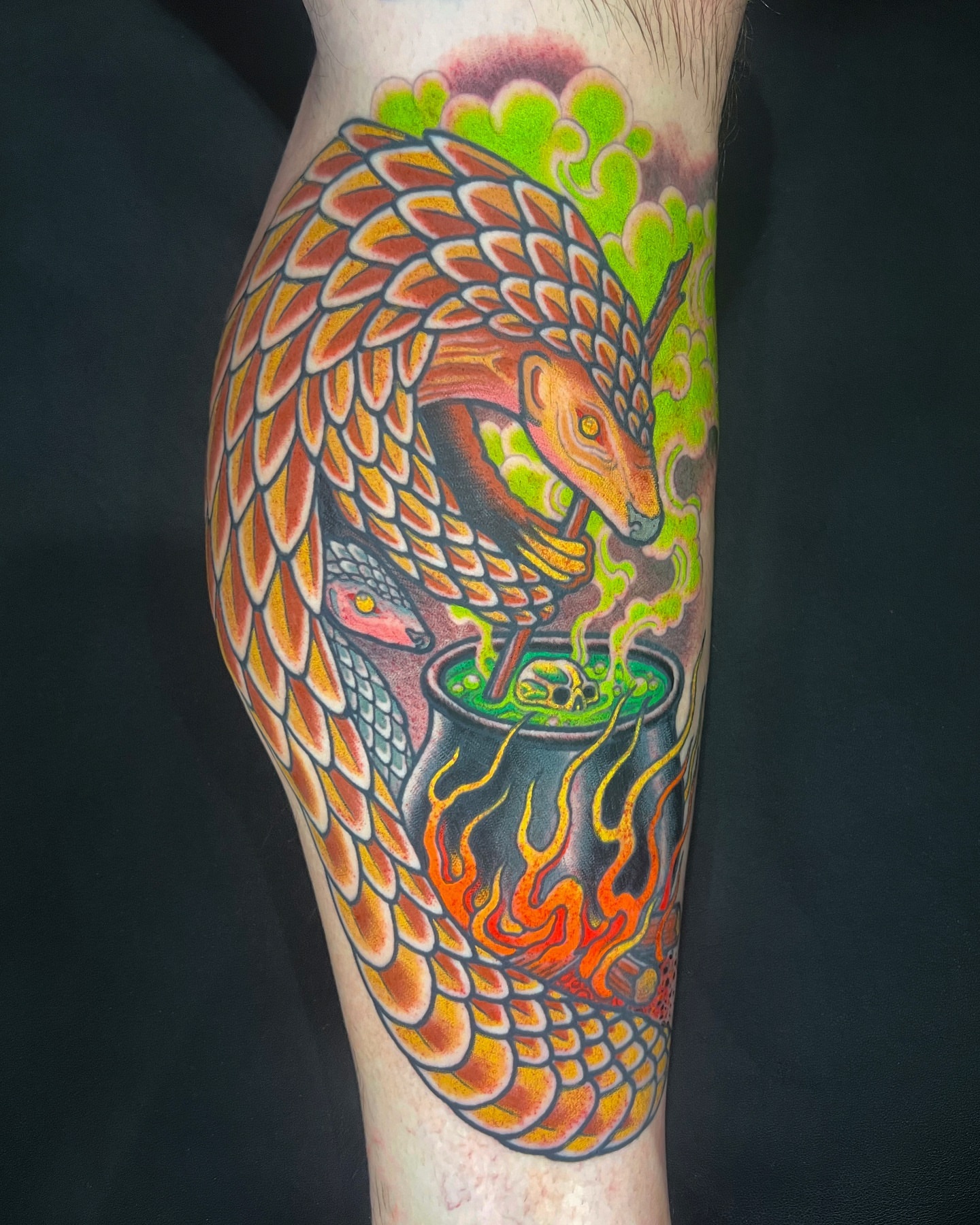Tattoo by @curtbaer — new_school, geometric