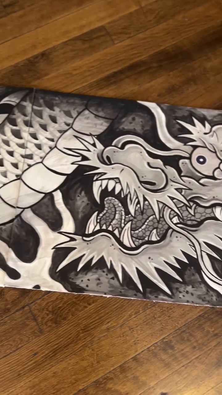 Dragon japanese irezumi tattoo by Chris Romolini