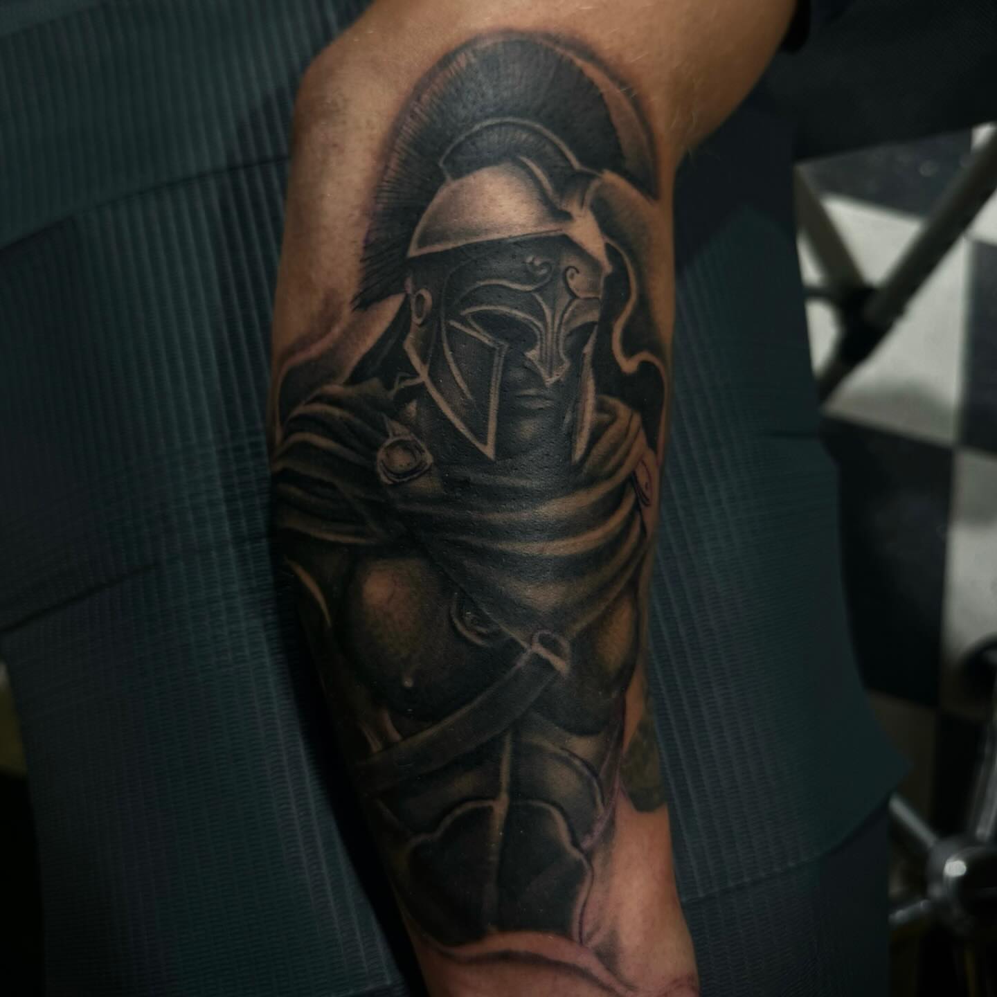 Tattoo by @issaacmontana — black_and_grey, realism