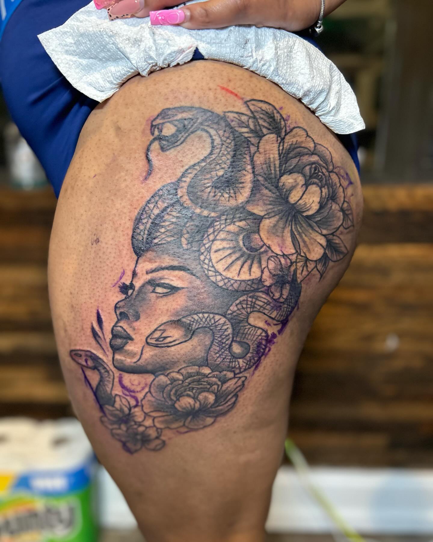 Tattoo by @artbychrisclark — american_traditional, black_and_grey