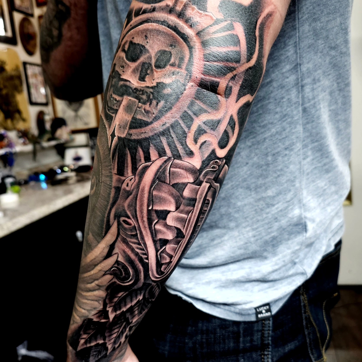 Tattoo by @tattoosbygonzo530 — black_and_grey, realism