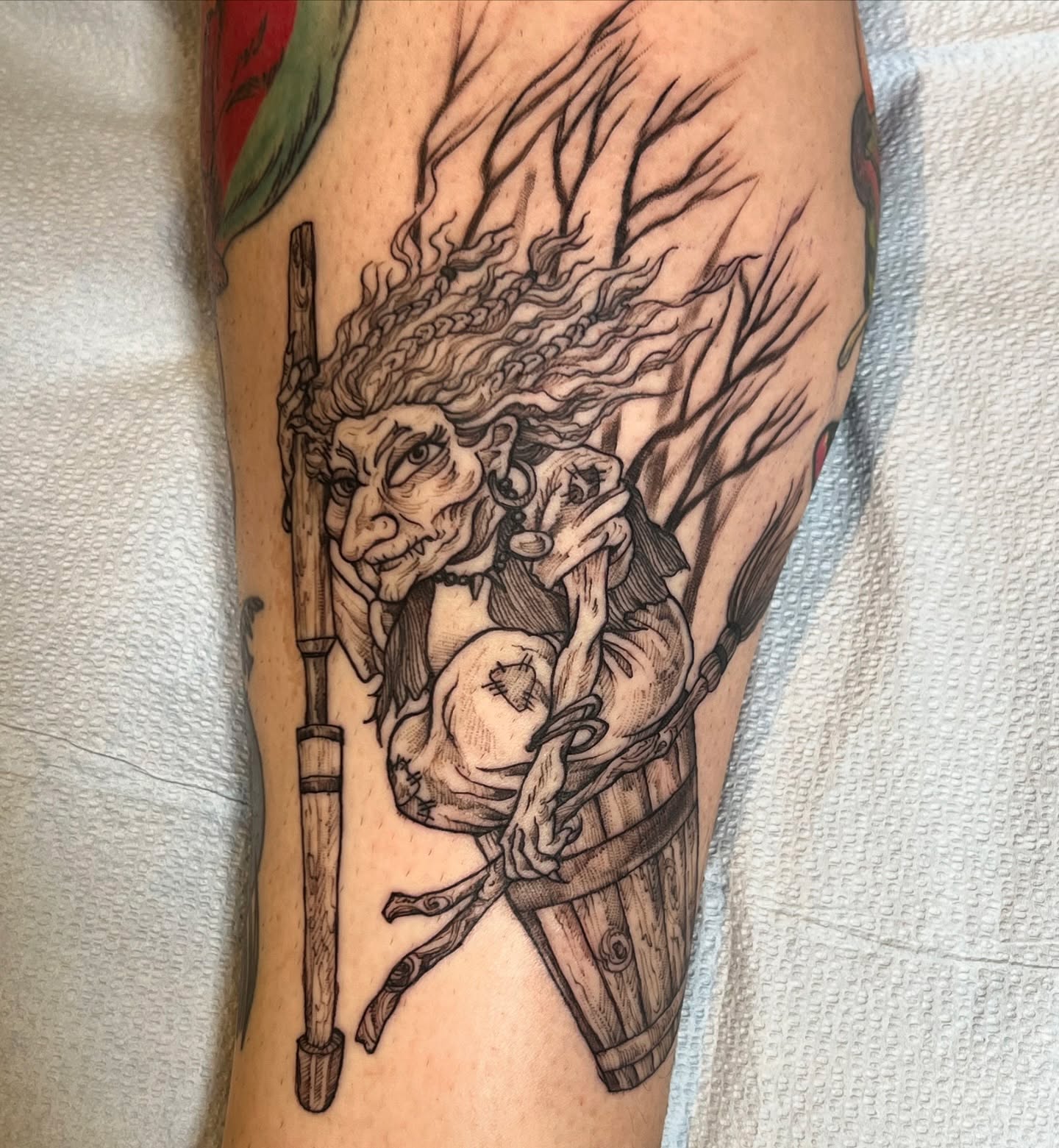 Tattoo by @judeletronik_tattoo — black_and_grey, realism