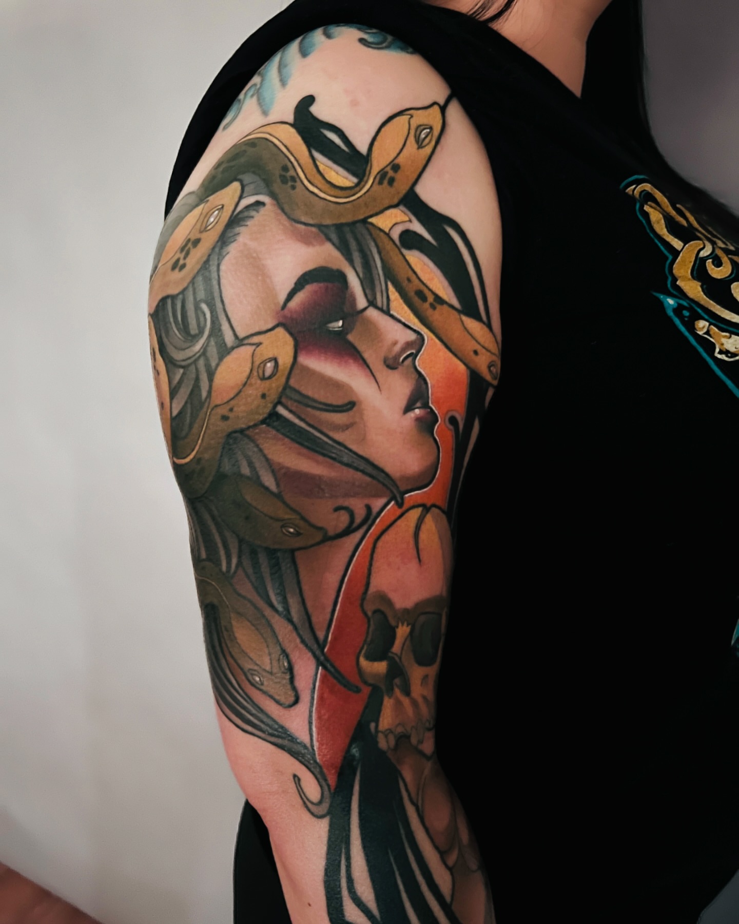 Tattoo by @brandonbadluck — american_traditional, realism