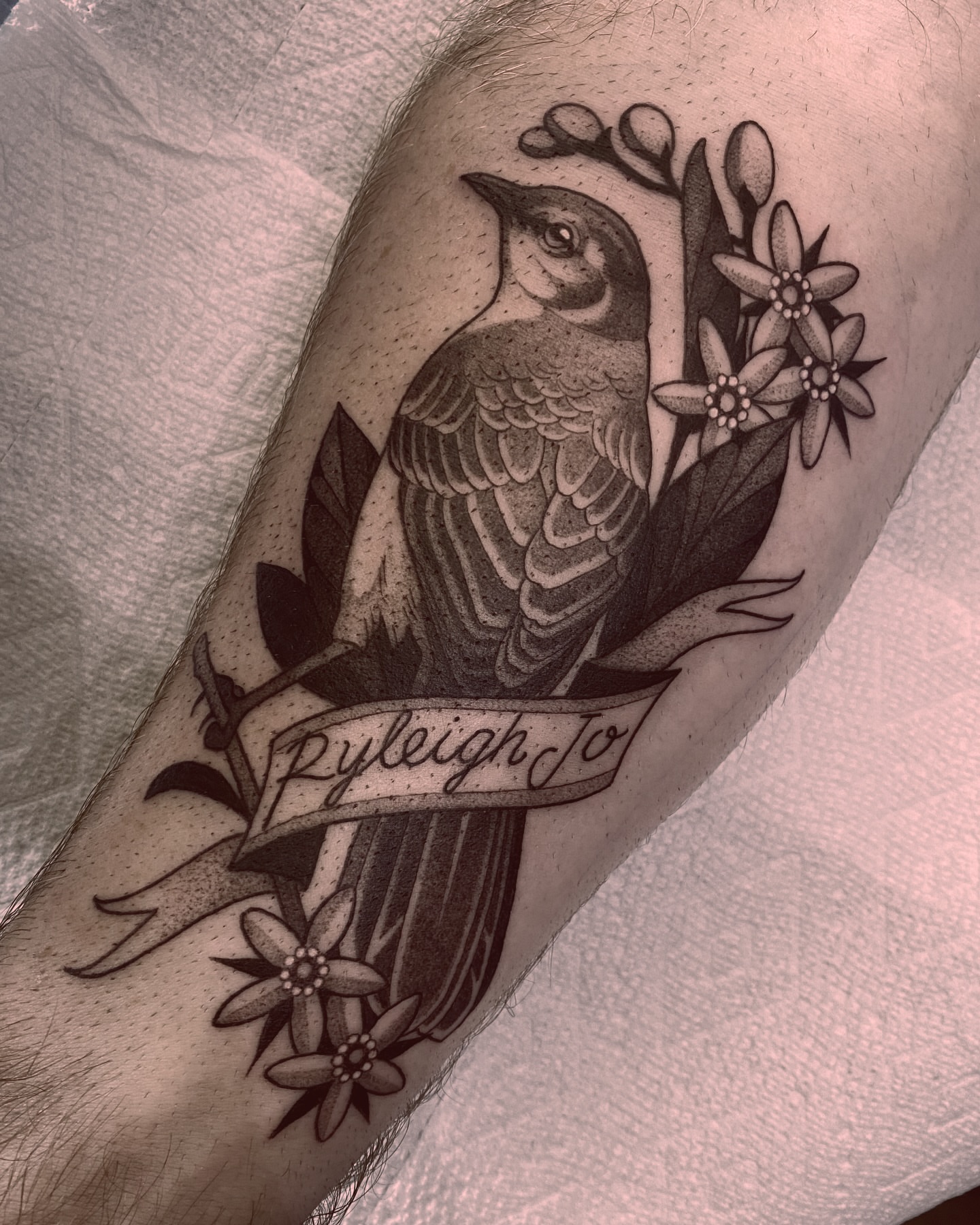 Tattoo by @n.dickinson — black_and_grey