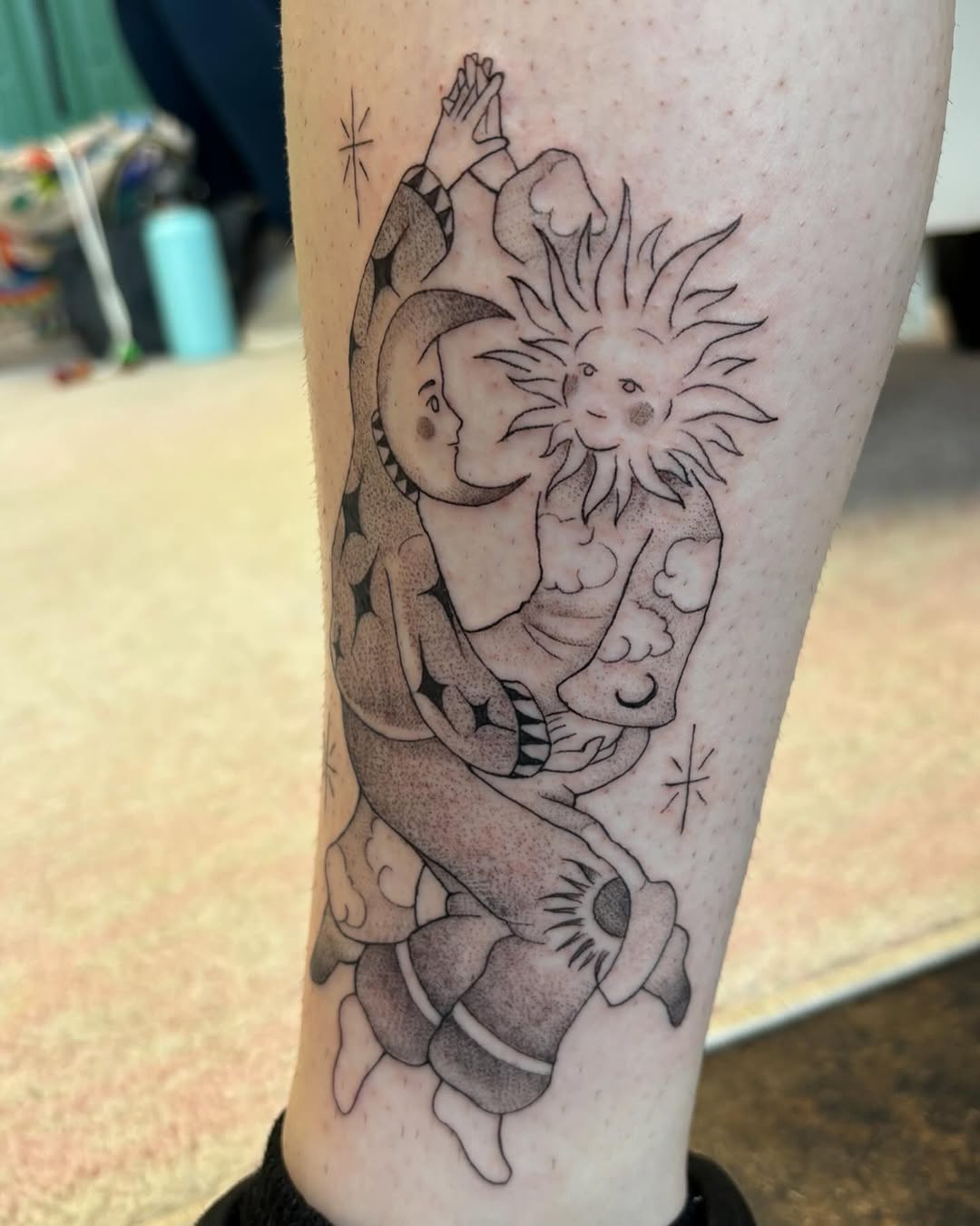 Tattoo by @beccabootattoos — black_and_grey, ornamental