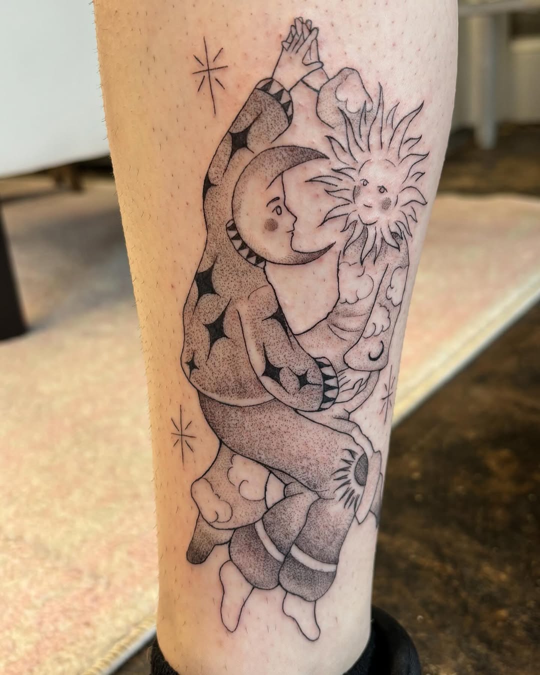 Tattoo by @beccabootattoos — black_and_grey, illustrative