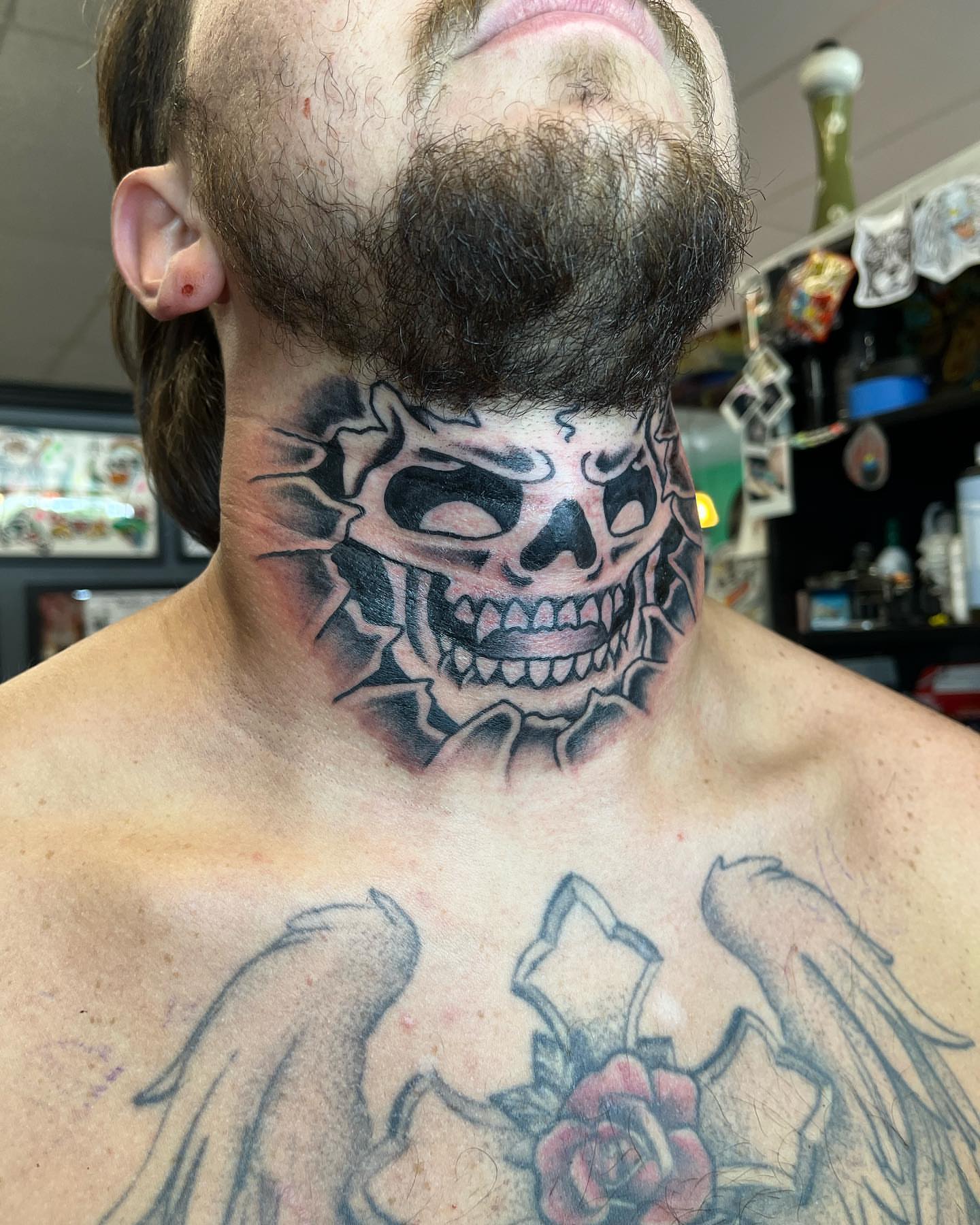 Tattoo by @tattooskii — black_and_grey