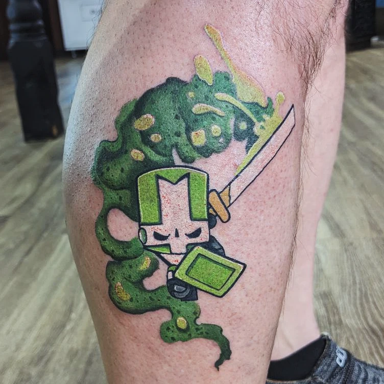 Tattoo by @lizzywiglz — dotwork, new_school