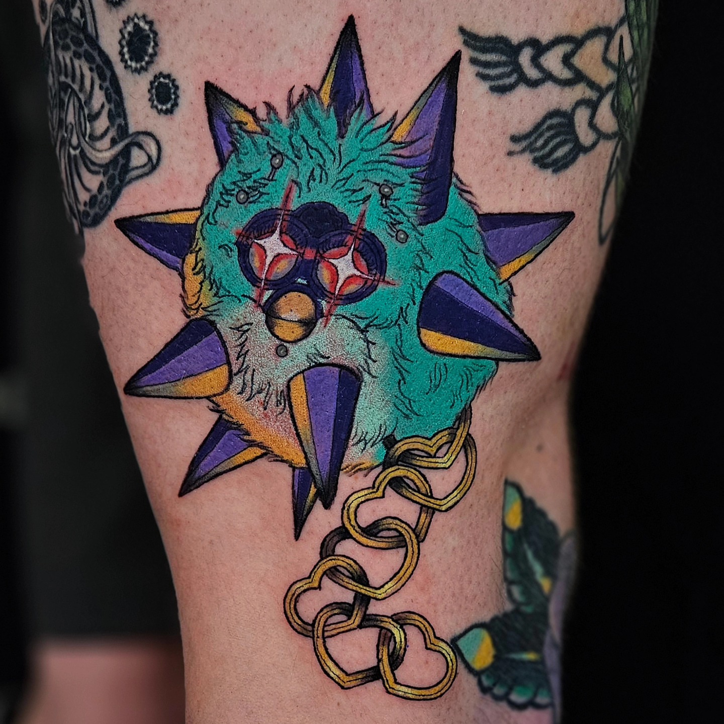 Tattoo by @1800stabyou — dotwork, geometric