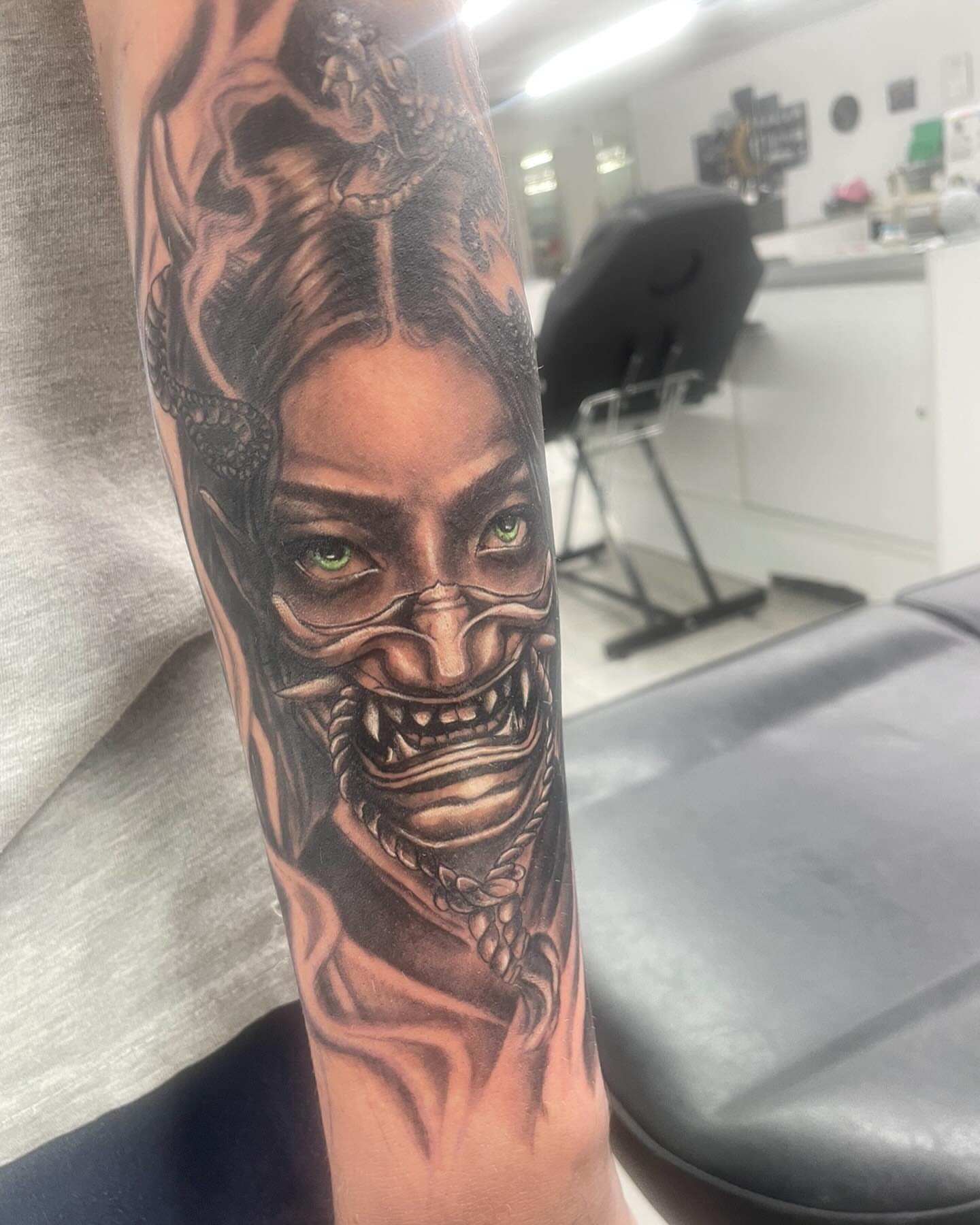 Tattoo by @crawfordtats — dark_realism
