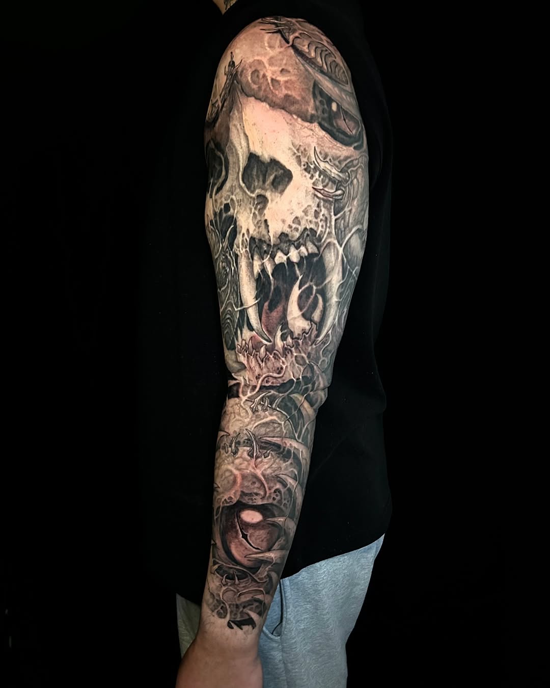Tattoo by @99_blk — realism, dark_realism