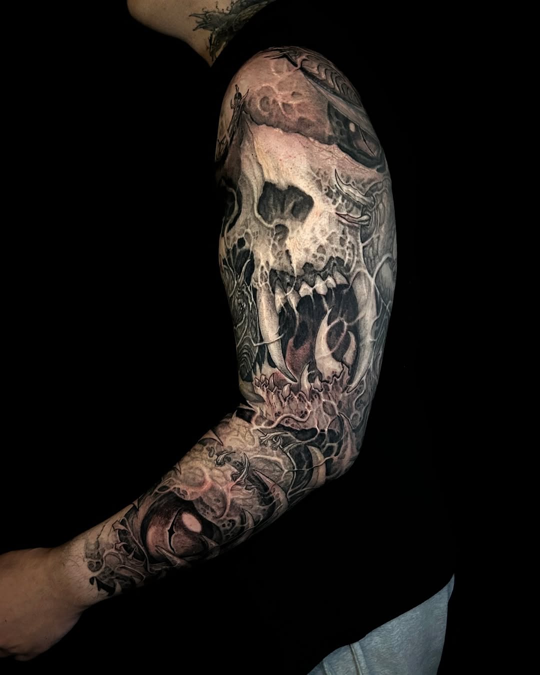 Tattoo by @99_blk — realism, dark_realism