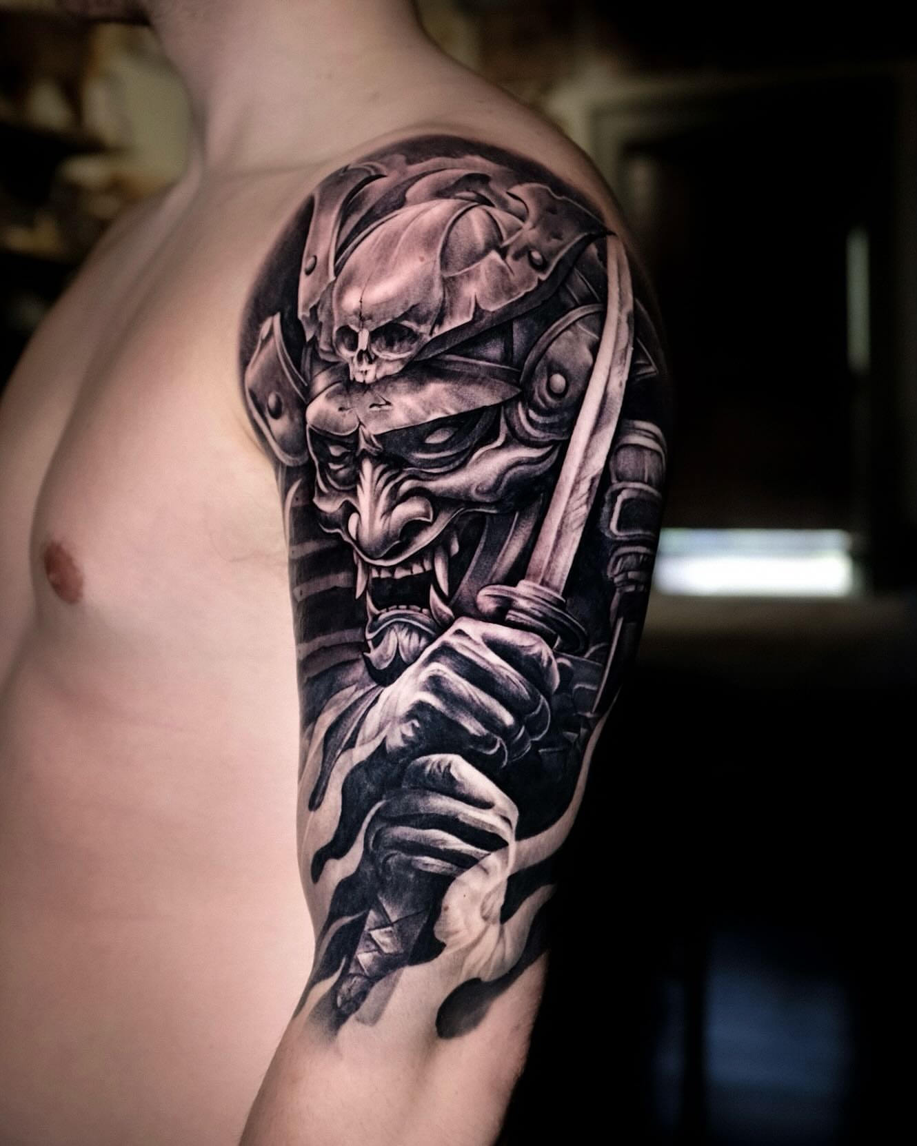Tattoo by @marcelxbernhard — black_and_grey, realism