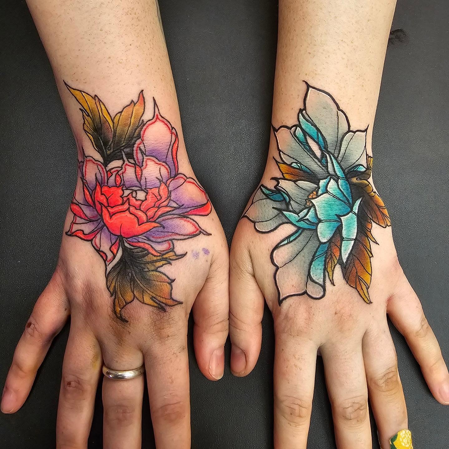 Tattoo by @cre8tionsink — watercolor, realism