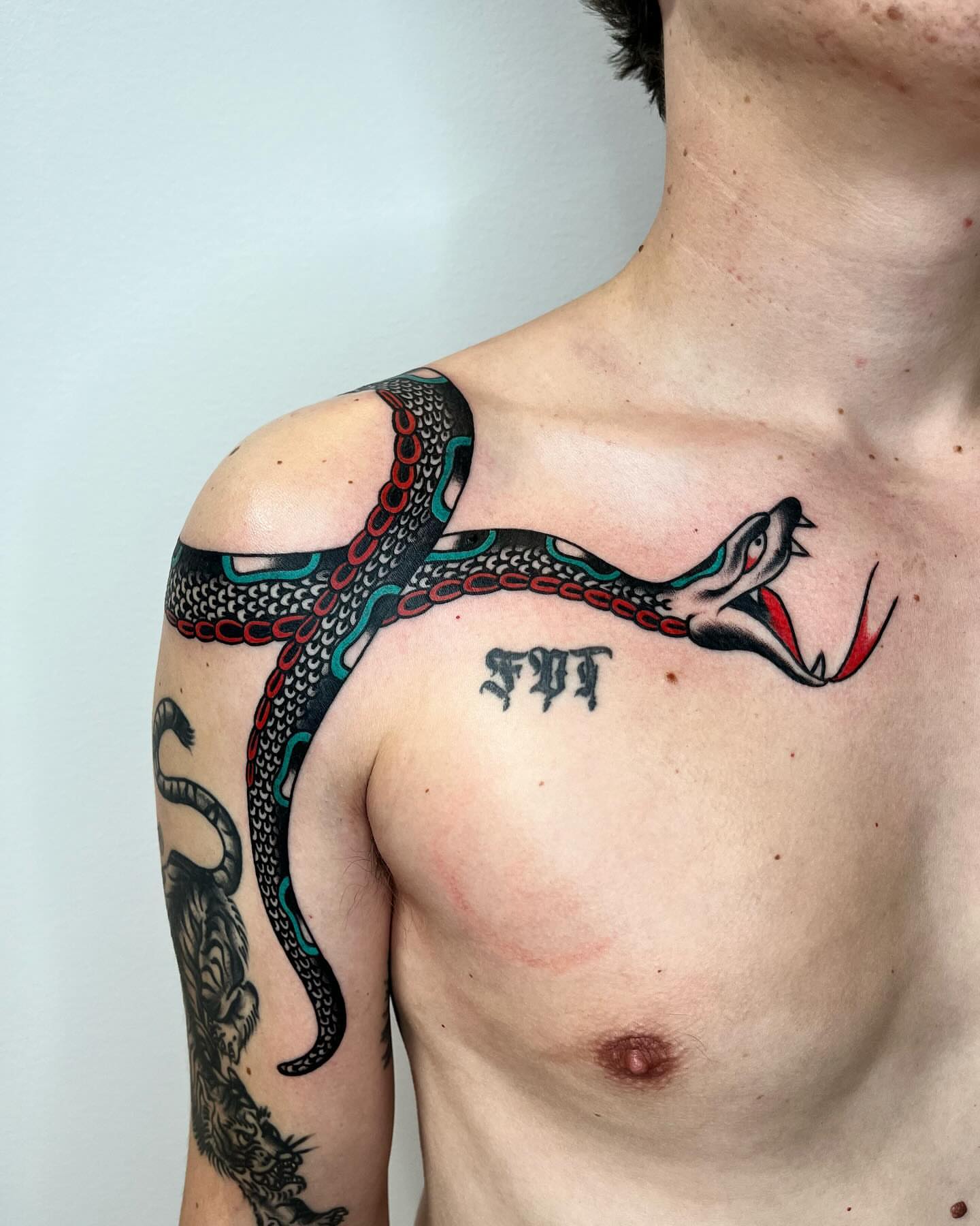 Tattoo by @zaktats — american_traditional, dotwork