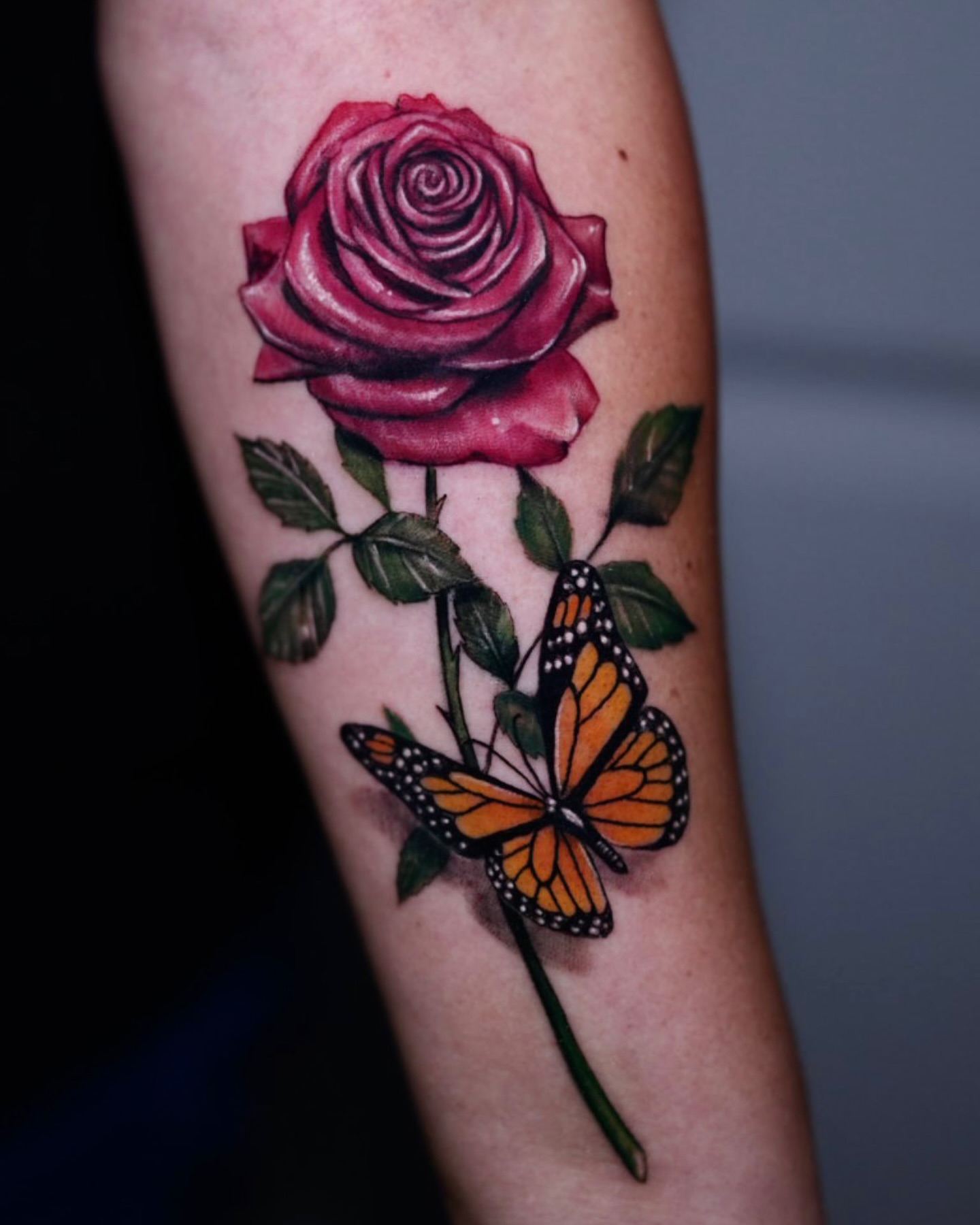 Tattoo by @henrryink — realism, dotwork