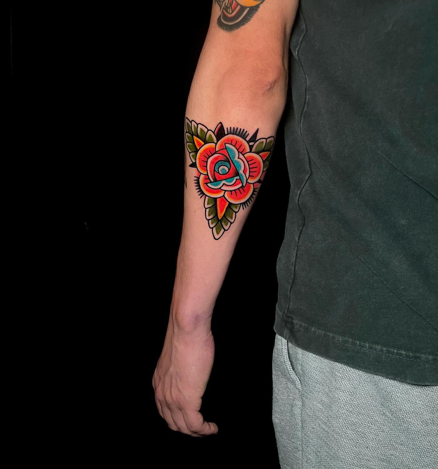Tattoo by @rogerkampo — american_traditional