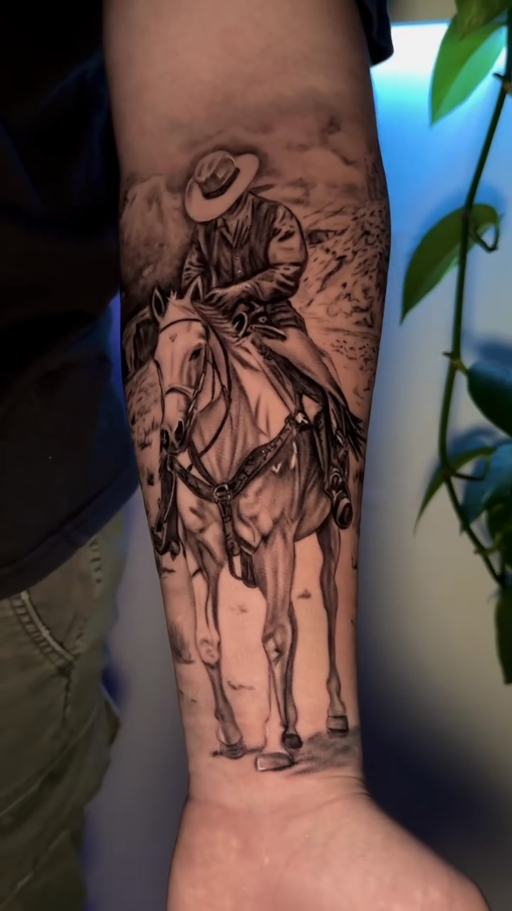 Tattoo by @luees___ — realism, black_and_grey