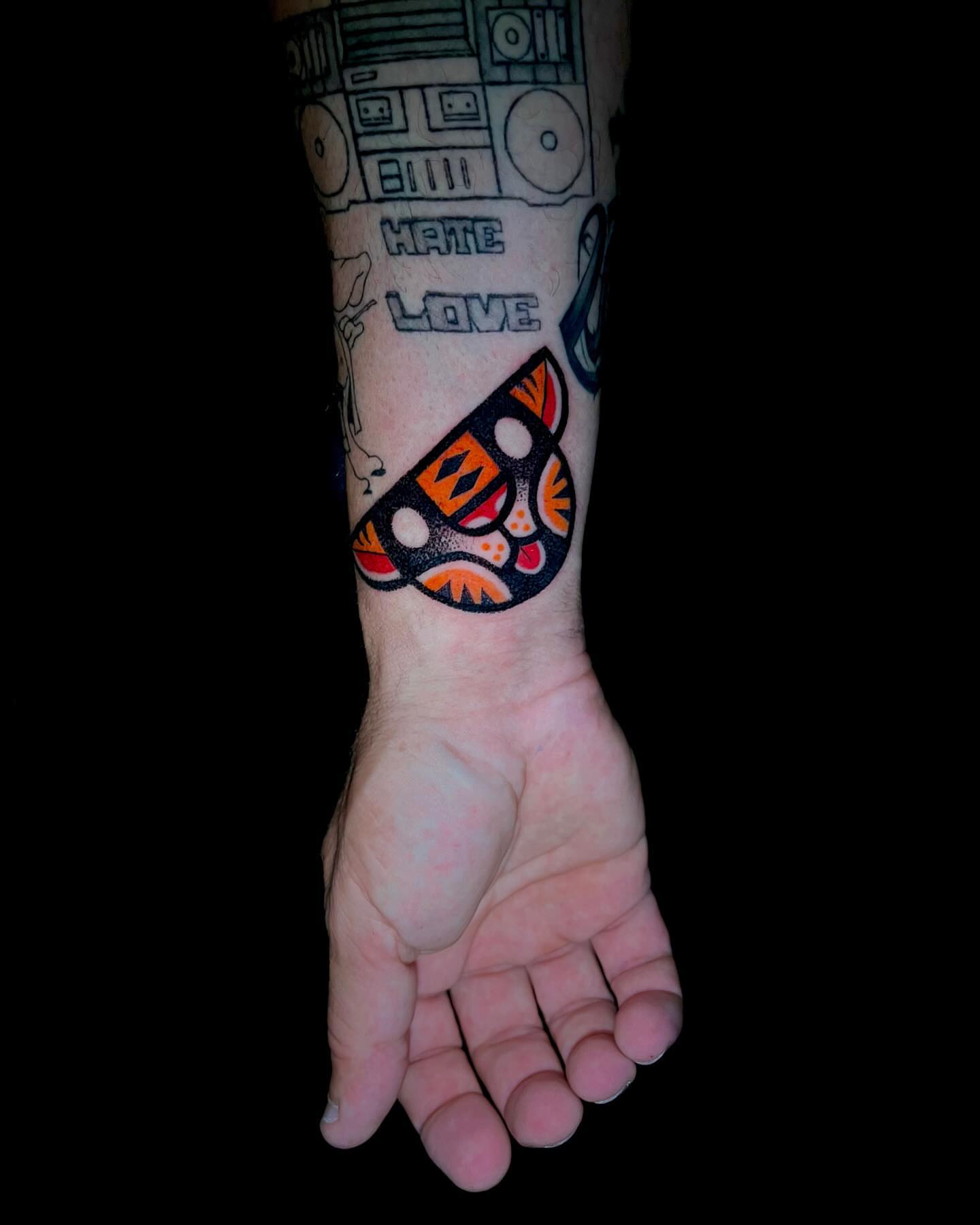 Tattoo by @rogerkampo — dotwork