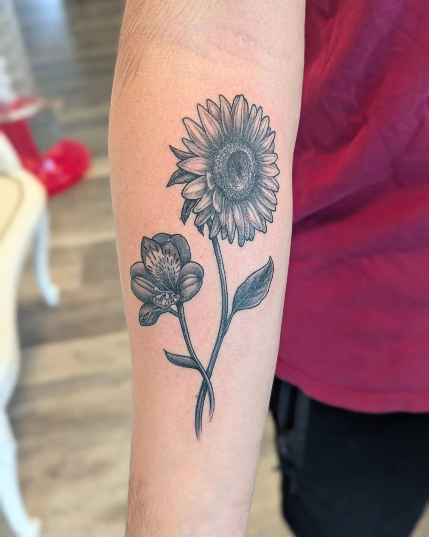 Tattoo by @jtrip360 — black_and_grey