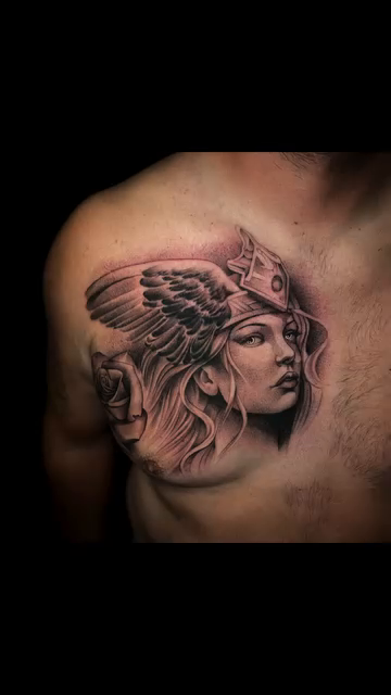 Tattoo by @lujanink — realism, black_and_grey