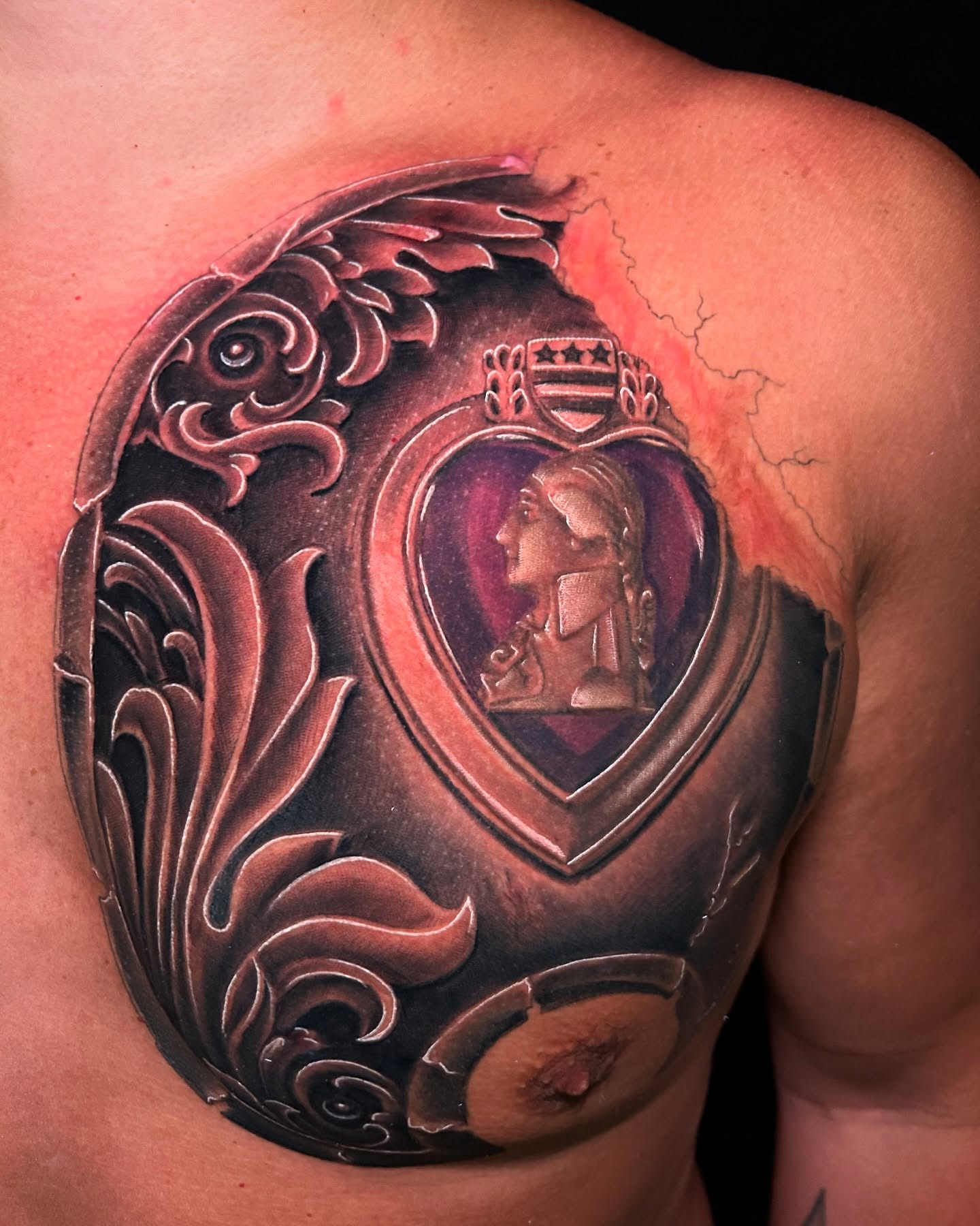 Tattoo by @danbostic_sdt — realism, ornamental