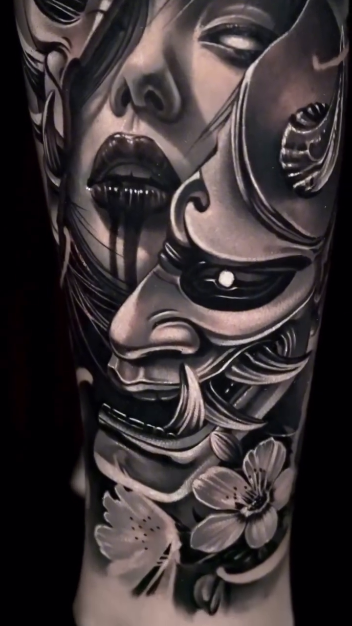 Tattoo by @hiramksas — black_and_grey, realism