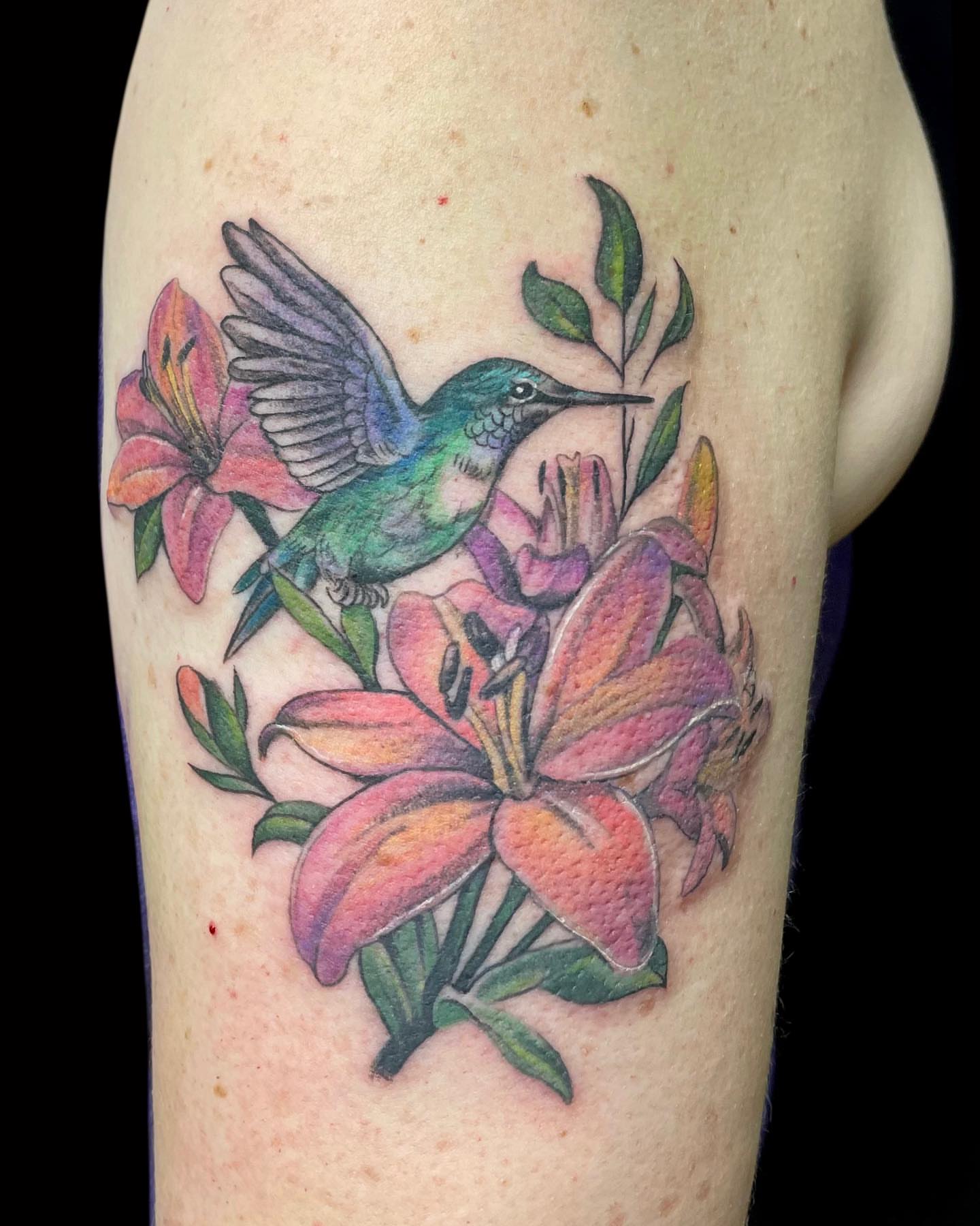 Tattoo by @ratqueentattoo — realism, watercolor