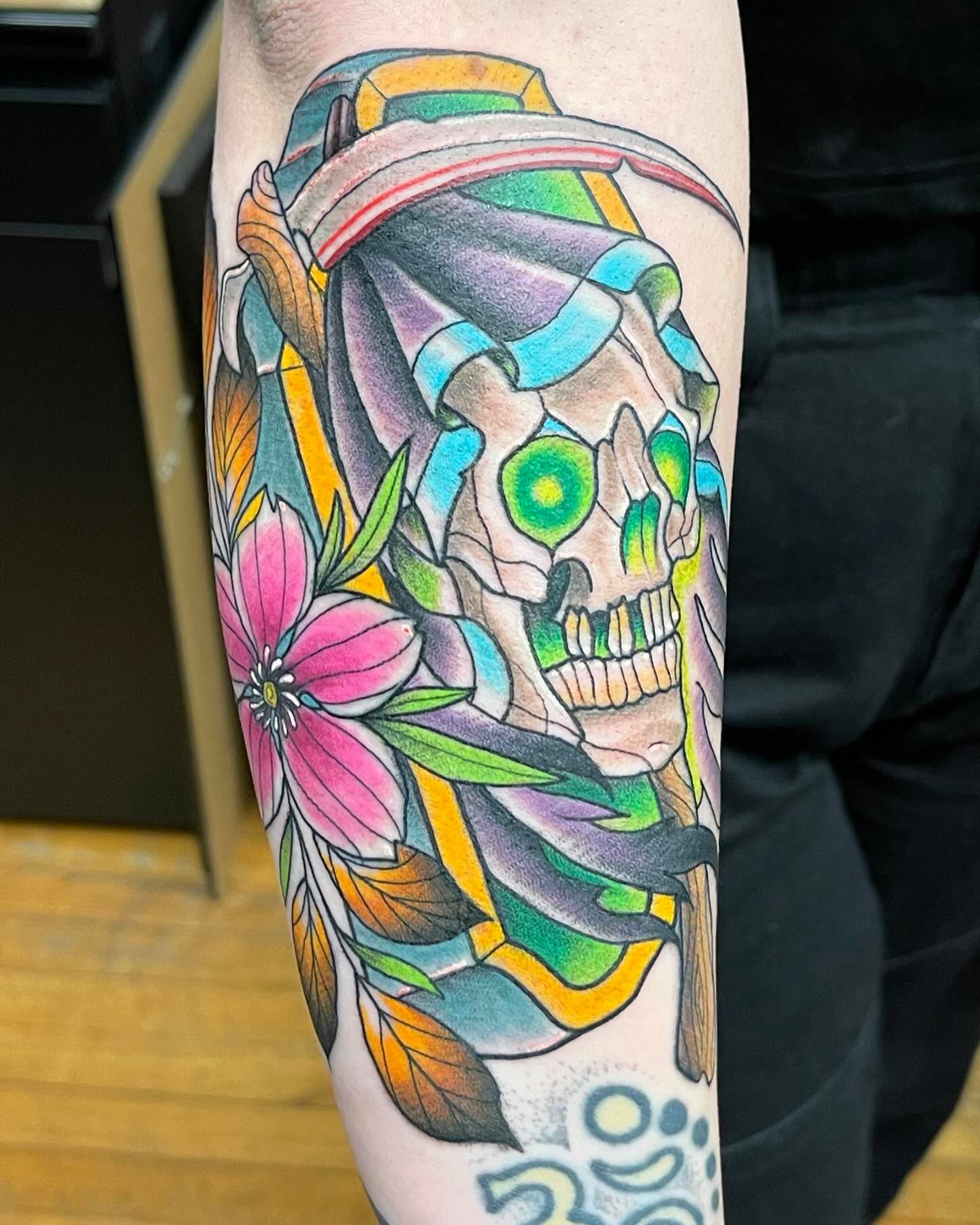 Tattoo by @oldetownescott — new_school