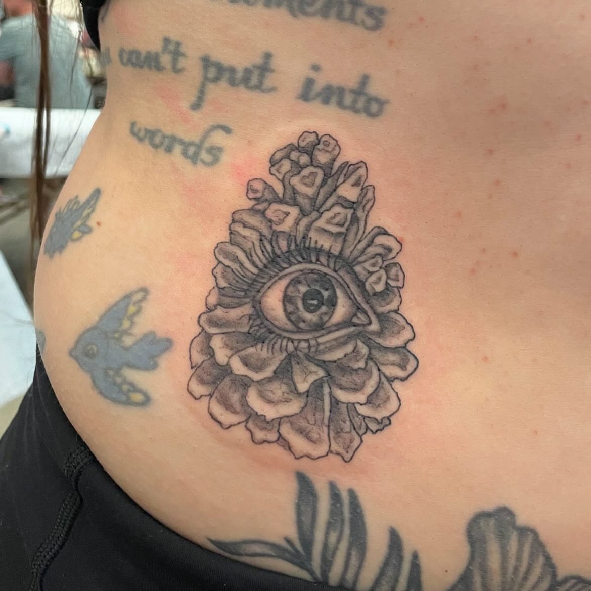 Tattoo by @hildurblom — black_and_grey