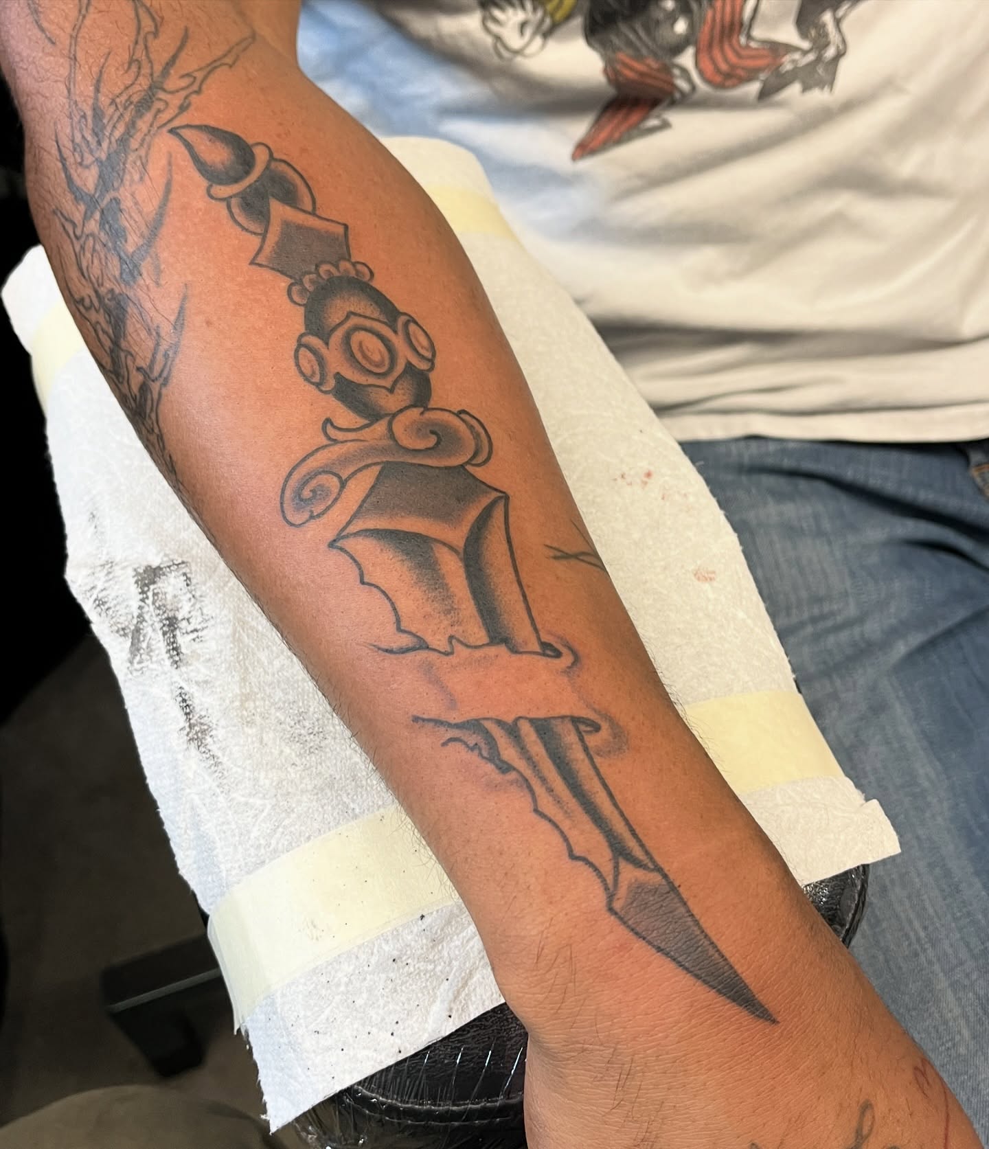 Tattoo by @zlctattoo — black_and_grey