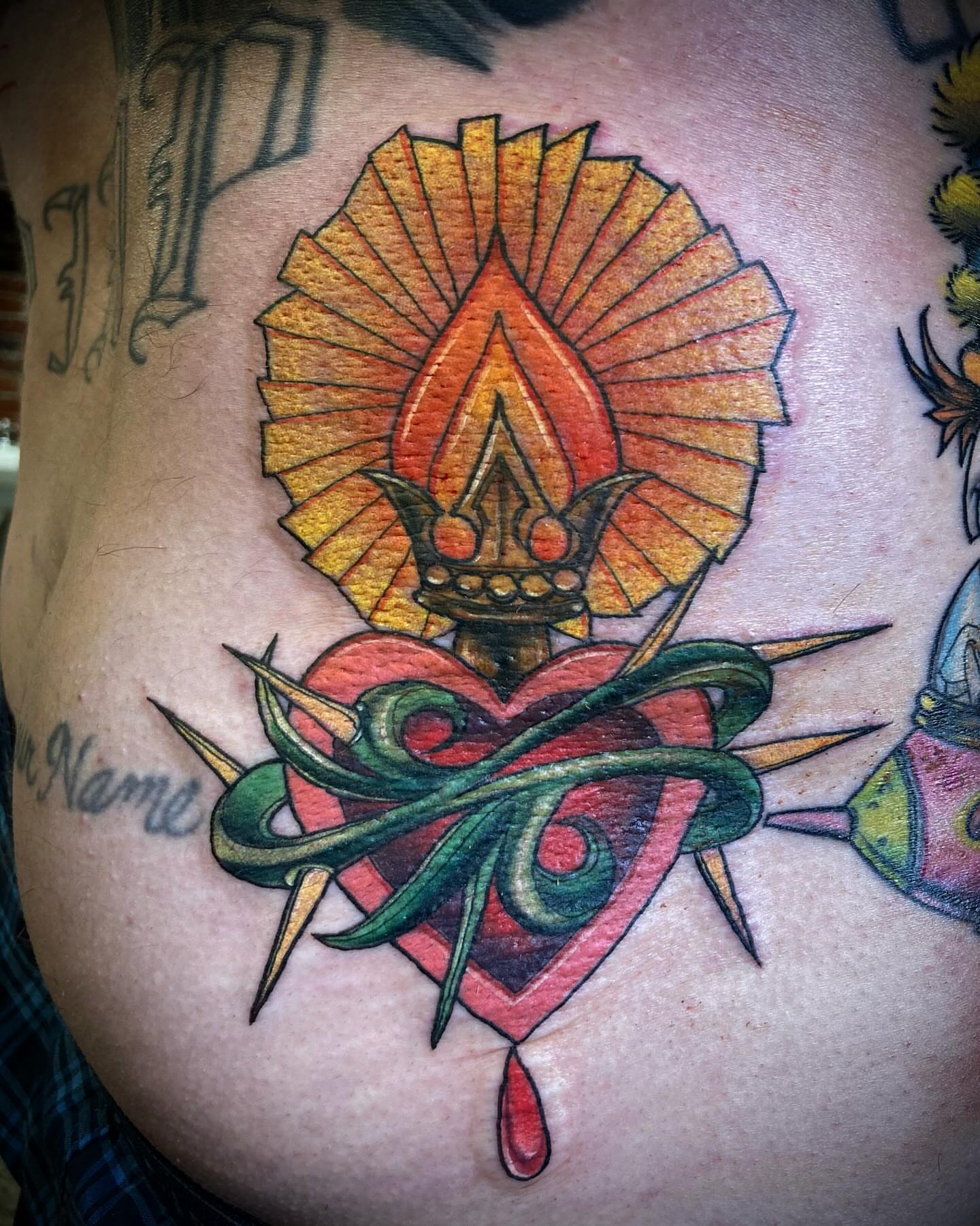 Tattoo by @bobbytrefztattoo — american_traditional, neo_traditional
