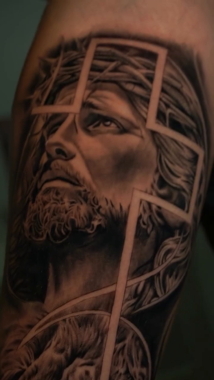 Tattoo by @stainlessneedle — realism, black_and_grey