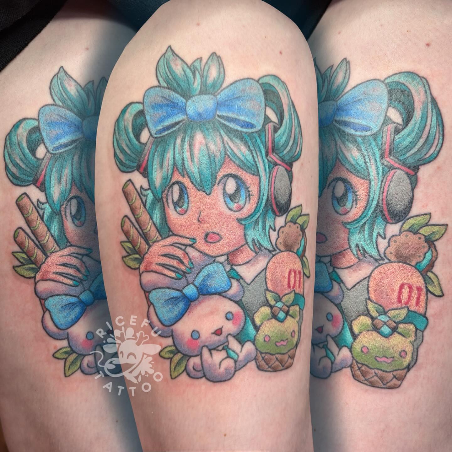 Tattoo by @ricefu_asa — anime, illustrative