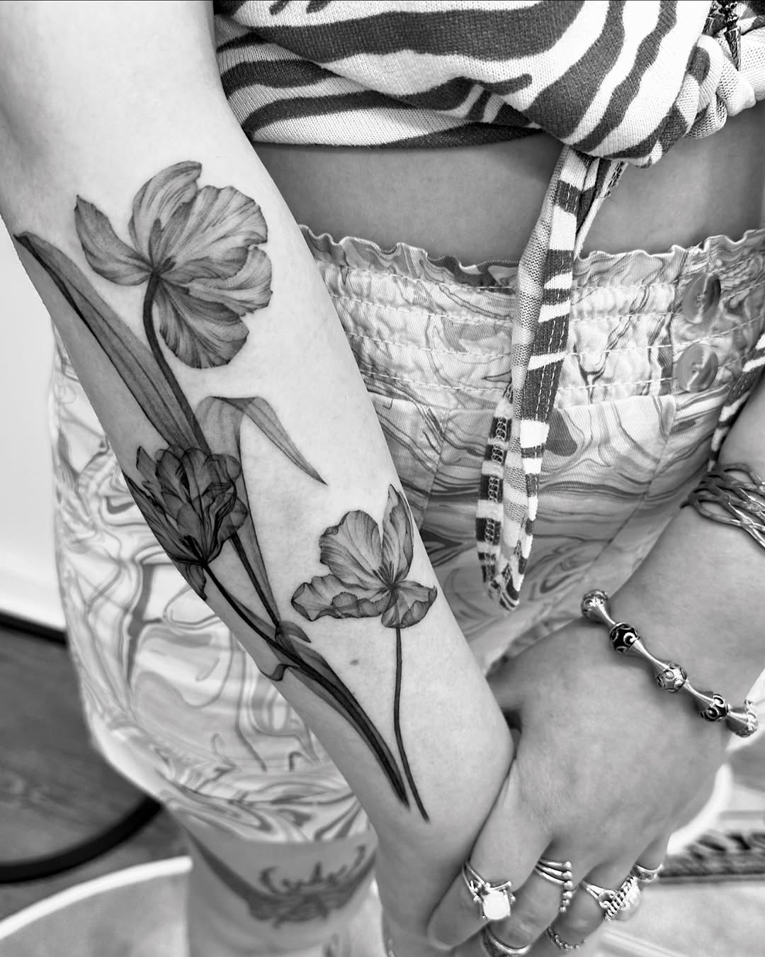 Tattoo by @heeyatattoo — realism, black_and_grey
