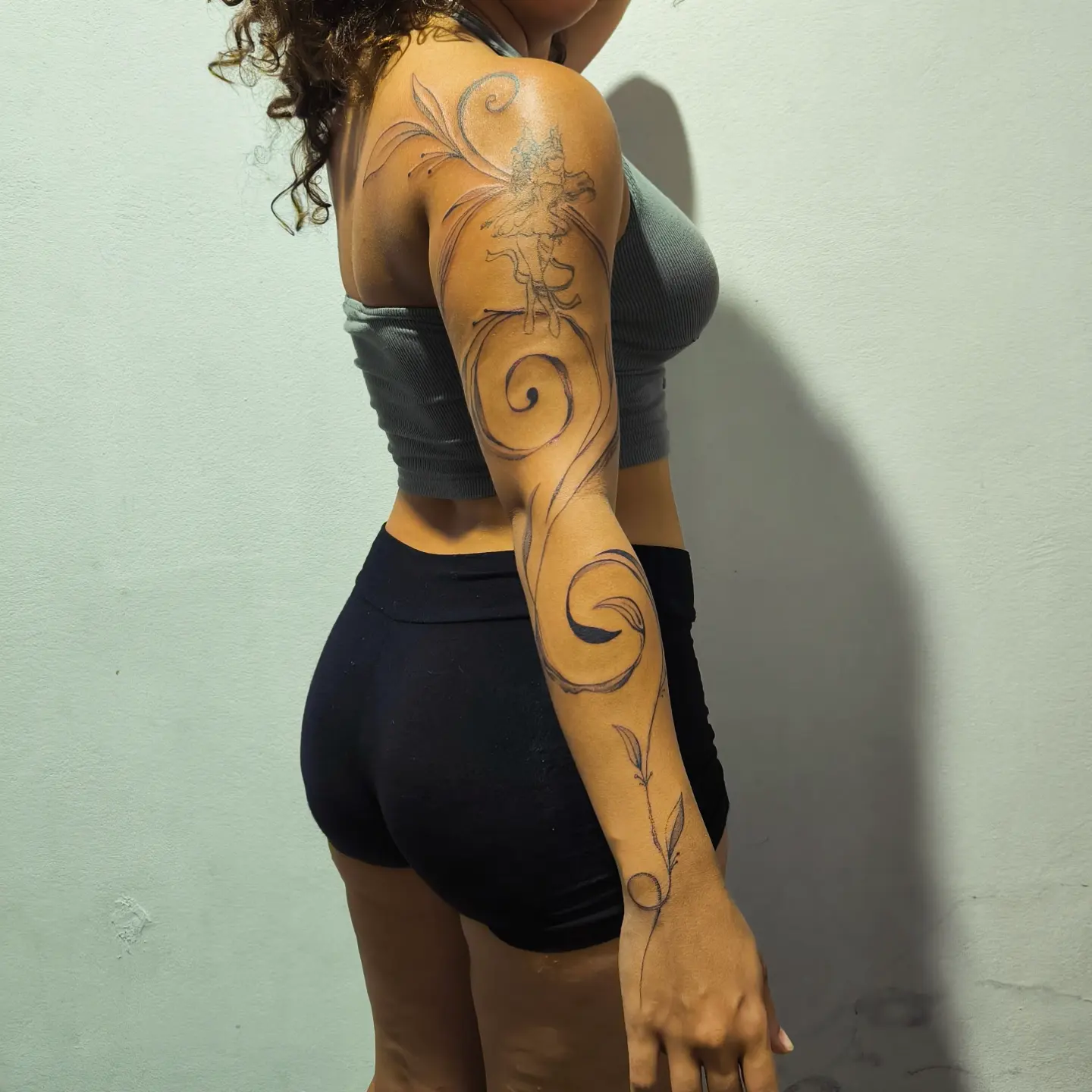 Tattoo by @blauinks โ black_and_grey