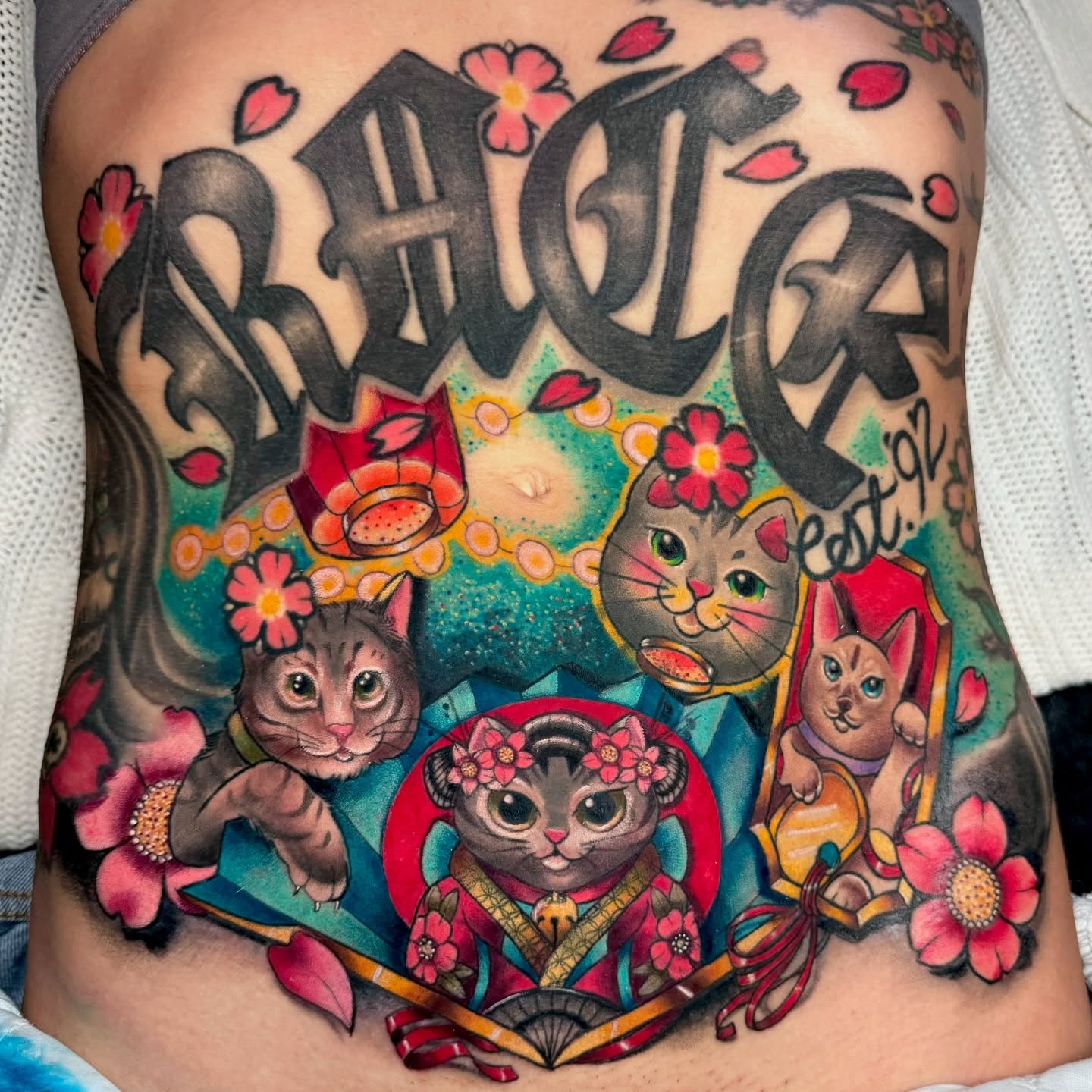 Tattoo by @iamcanada — american_traditional, dotwork