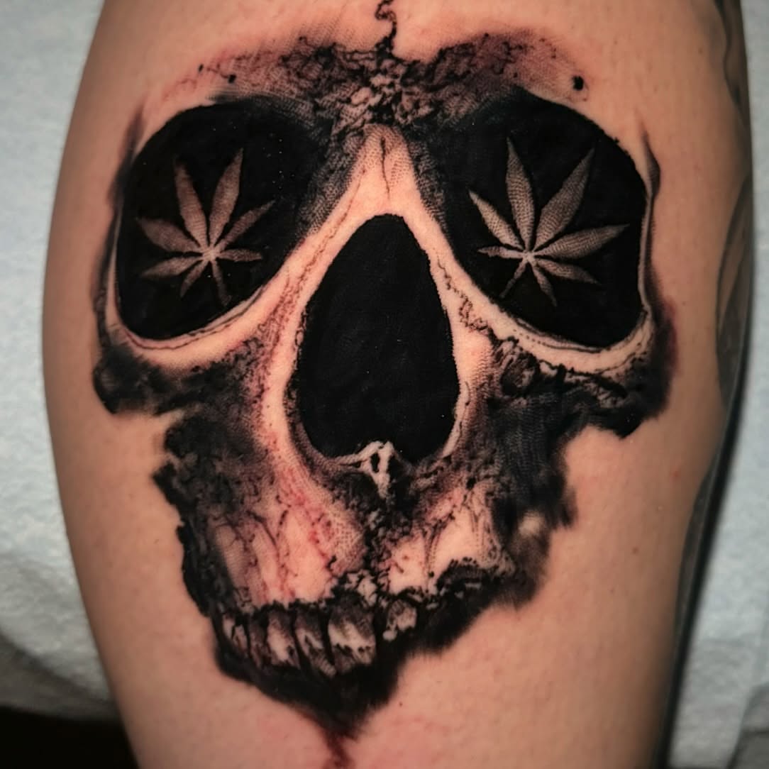 Tattoo by @johnblack13 — black_and_grey, realism