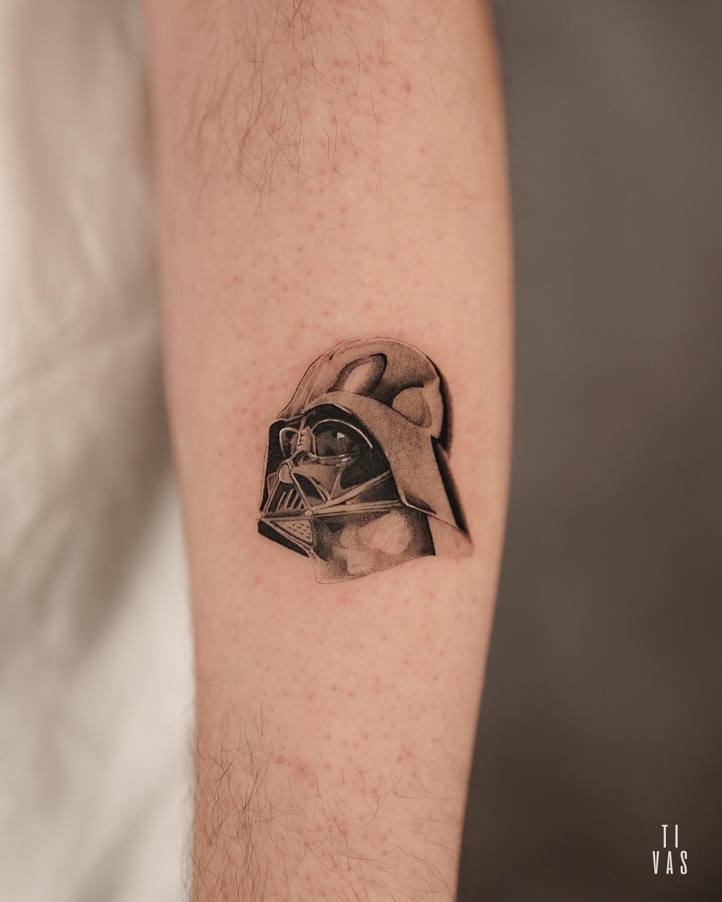 Tattoo by @tivas — black_and_grey